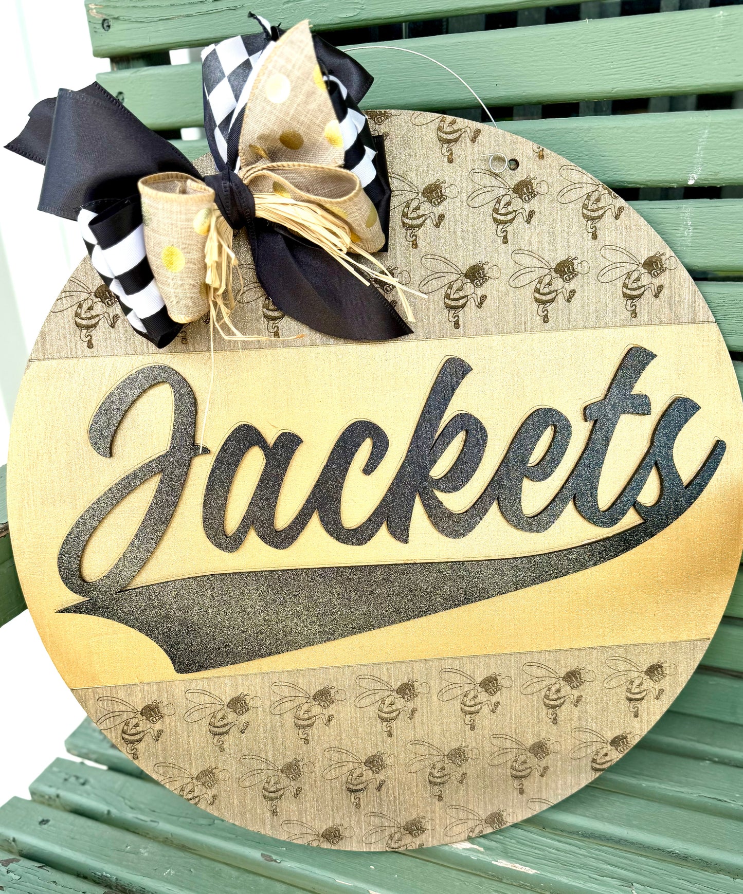 Jackets Vintage Style Logo Door Hanger