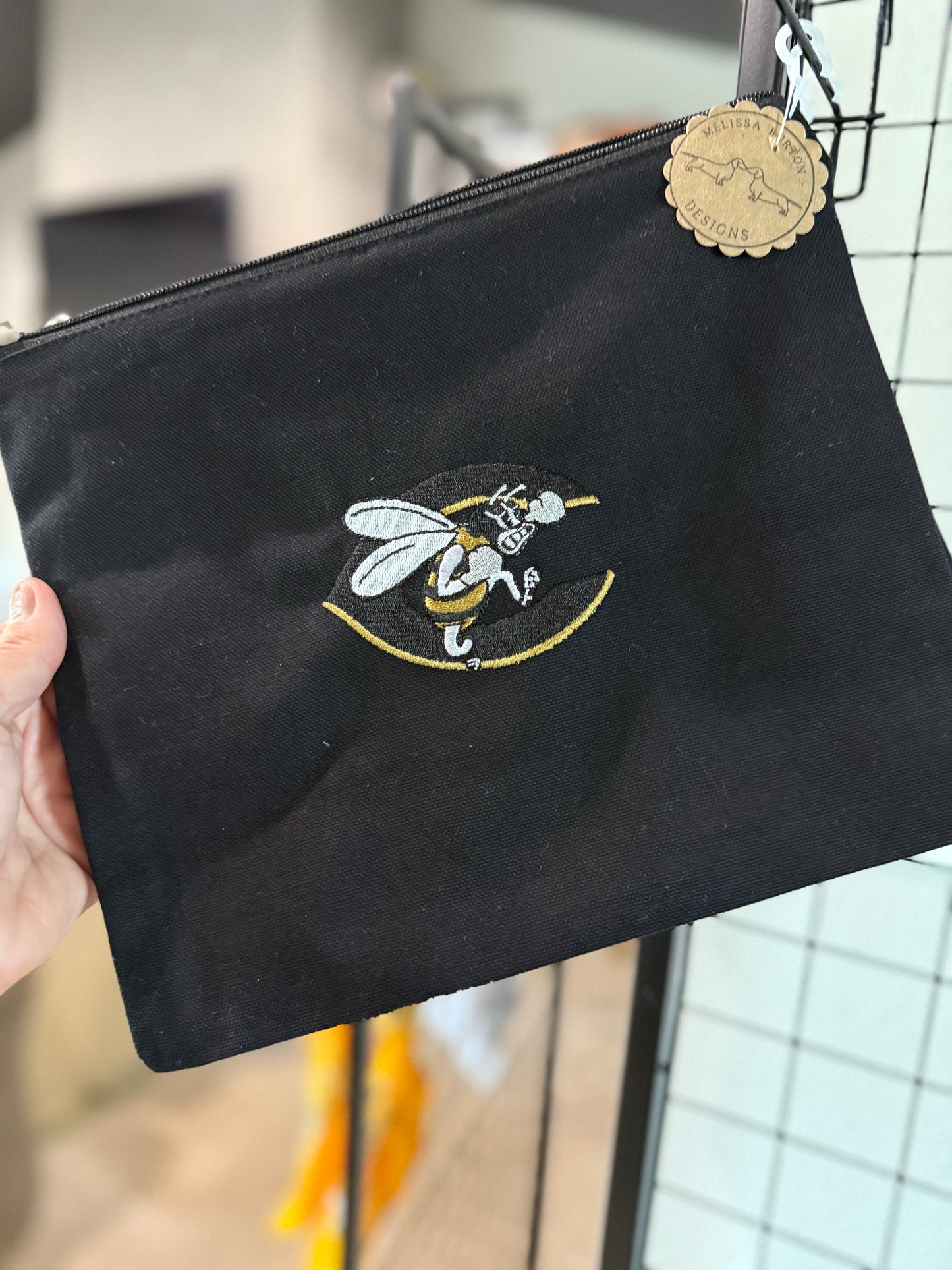 Cleburne Jackets Logo Cosmetic Bag