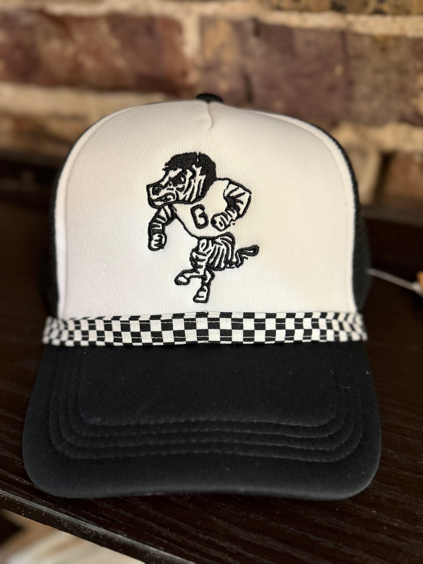 Grandview Zebra Logo Trucker