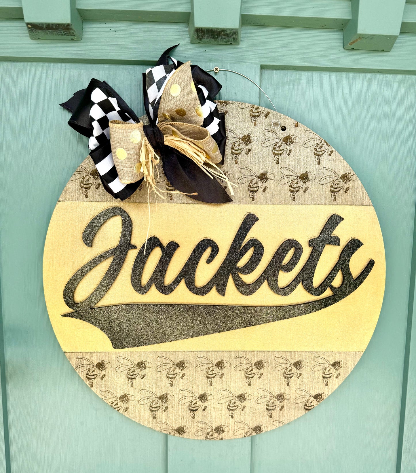 Jackets Vintage Style Logo Door Hanger
