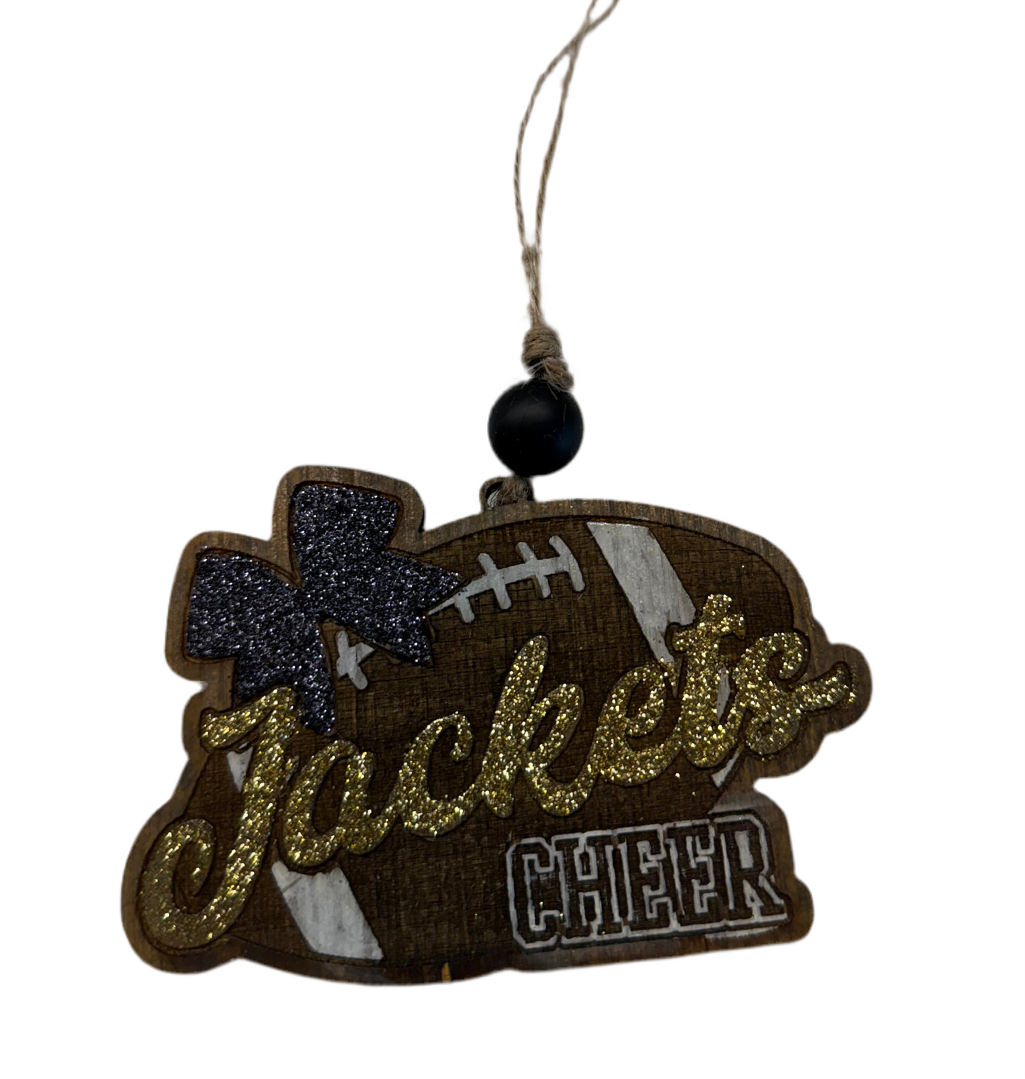 Jackets Cheer Ornament
