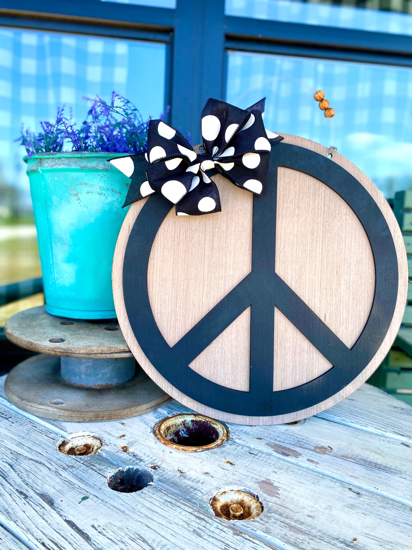 Peace Sign Door Hanger