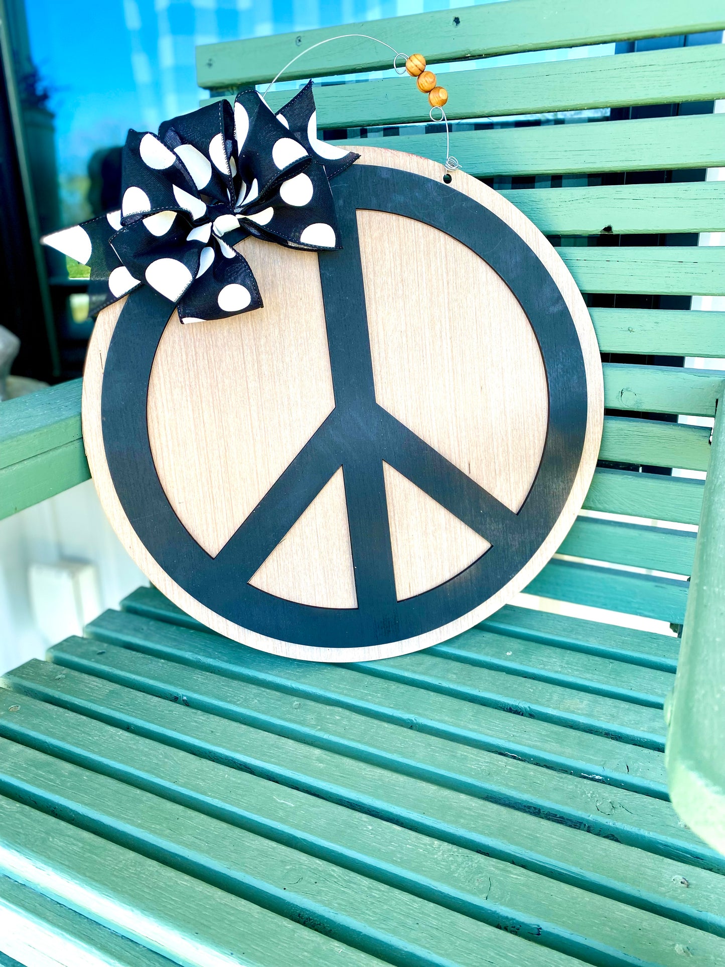 Peace Sign Door Hanger