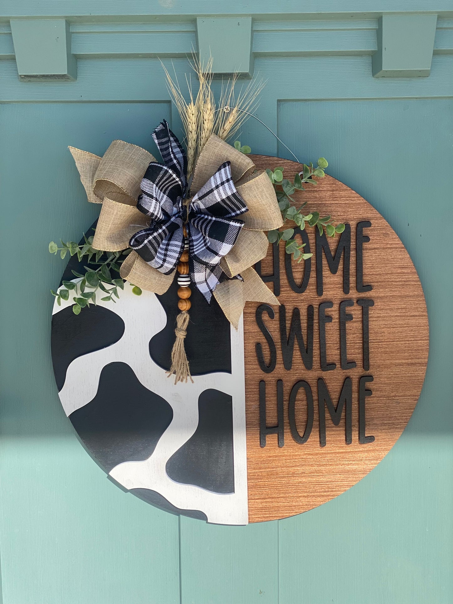 Home Sweet Home Round Door Hanger