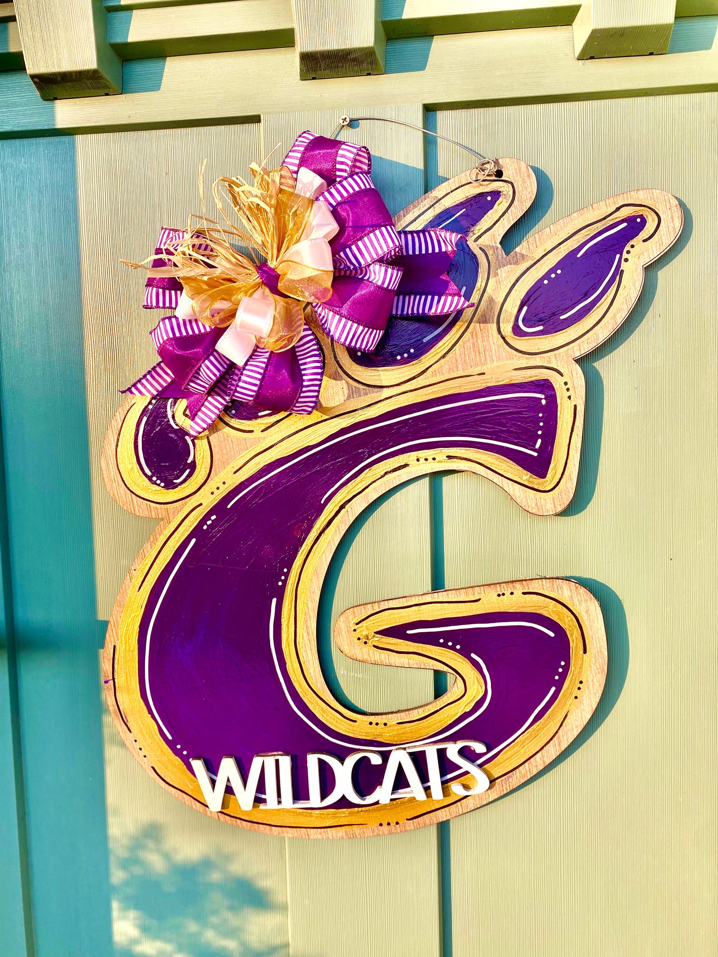 Godley Wildcats Door Hanger