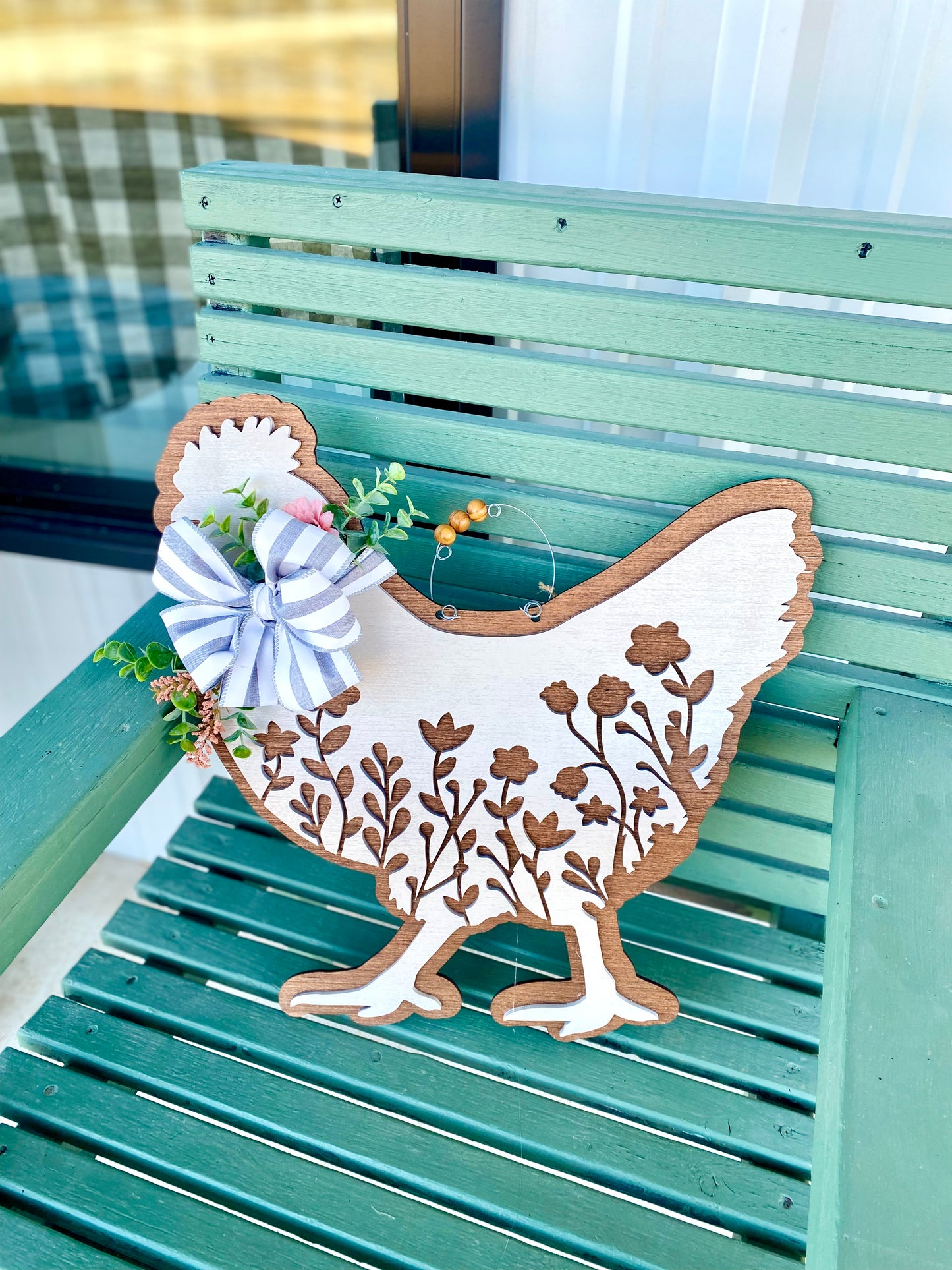 Spring Chicken Door Hanger