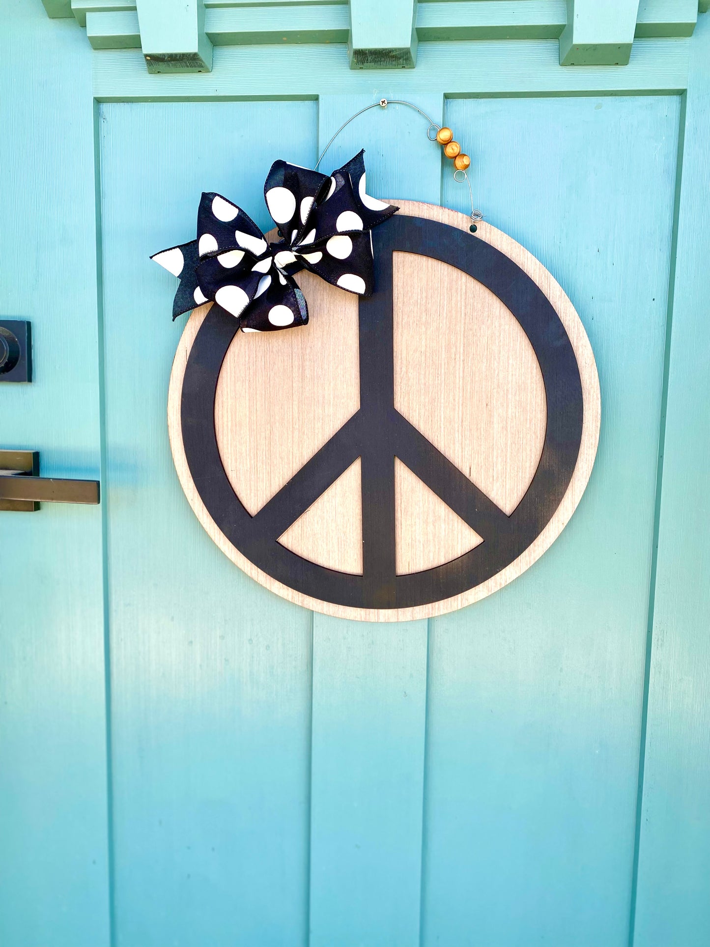 Peace Sign Door Hanger