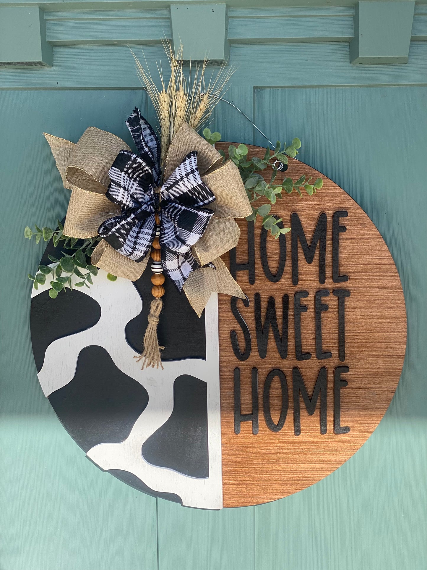 Home Sweet Home Round Door Hanger