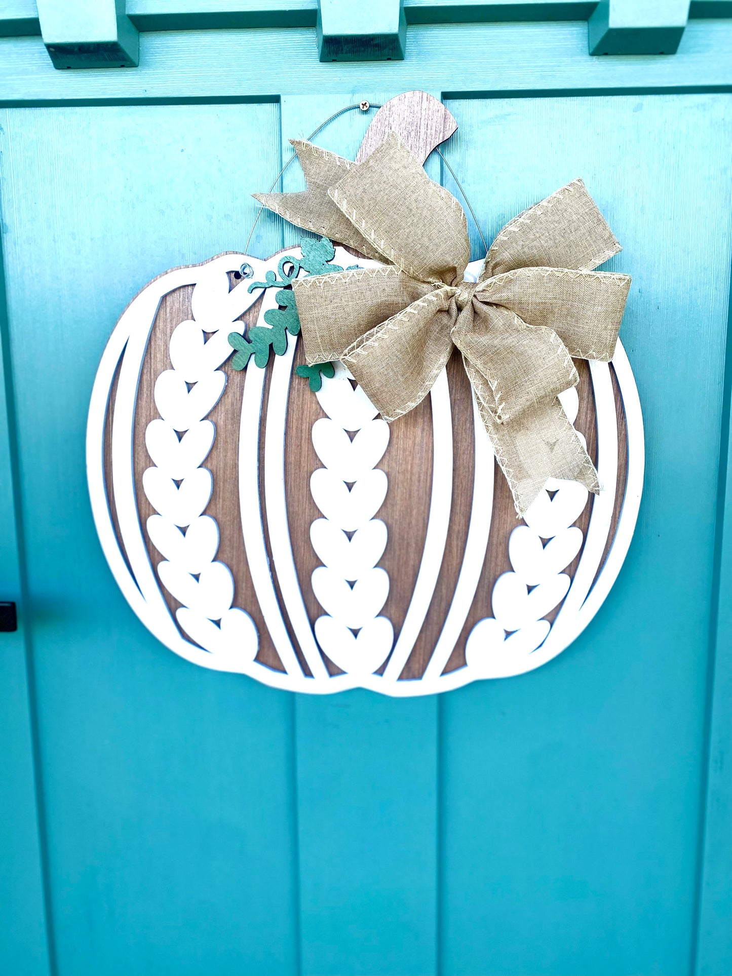 Sweater Pumpkin Door Hanger