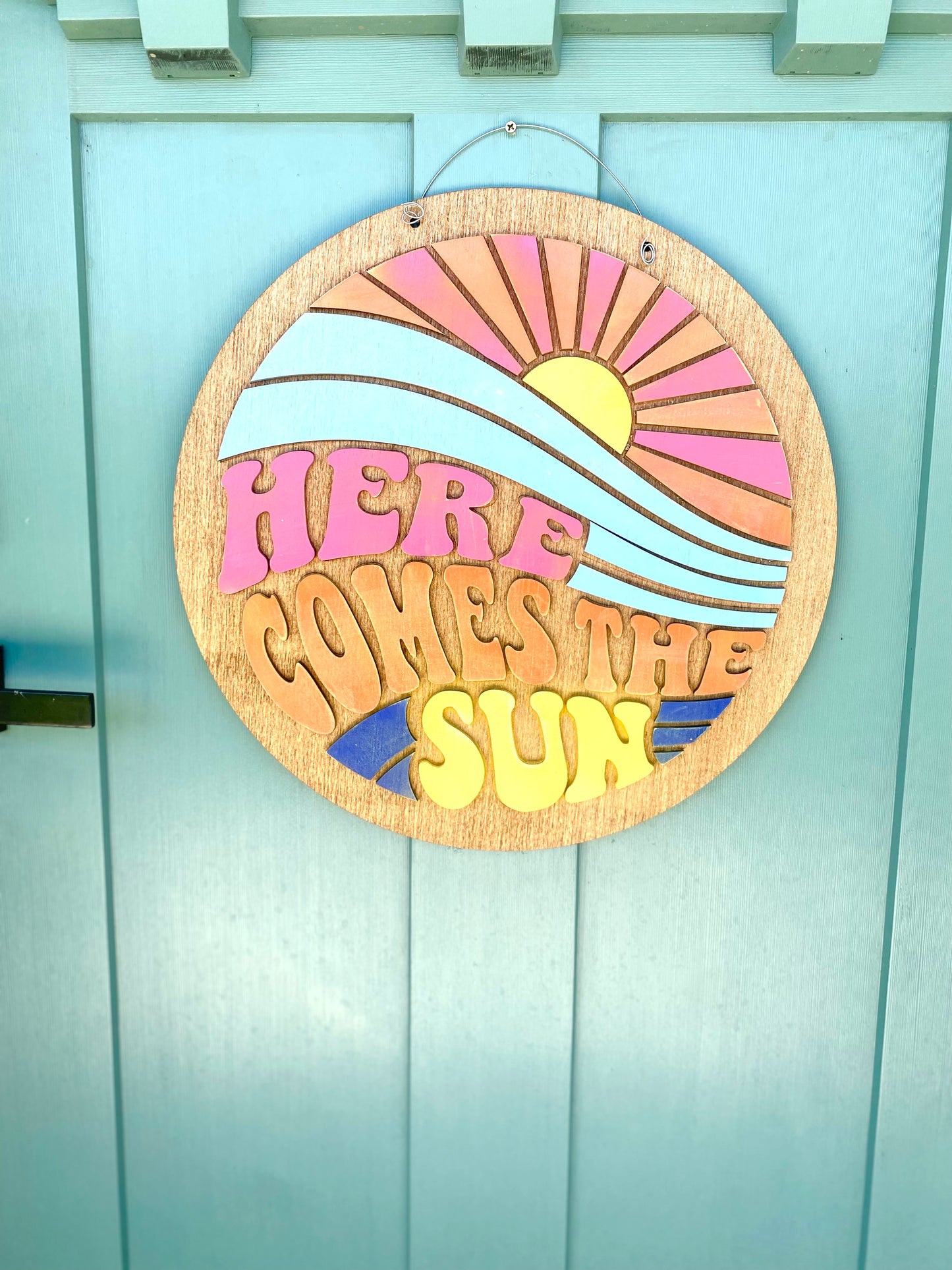 Here Comes the Sun Door Hanger