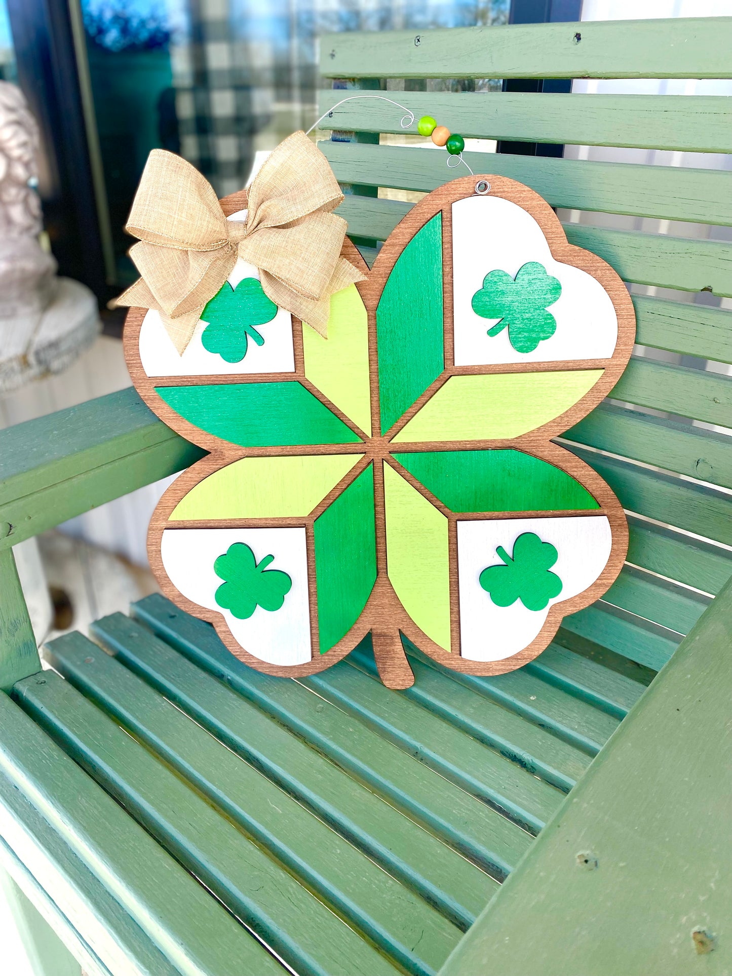 4 Leaf Clover Door Hanger