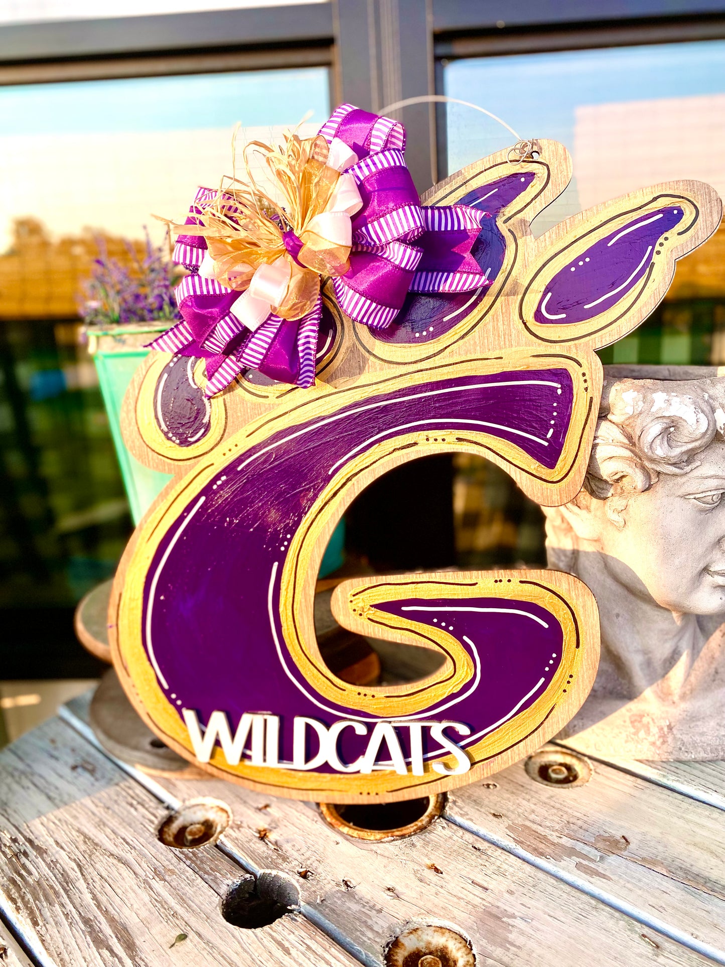 Godley Wildcats Door Hanger