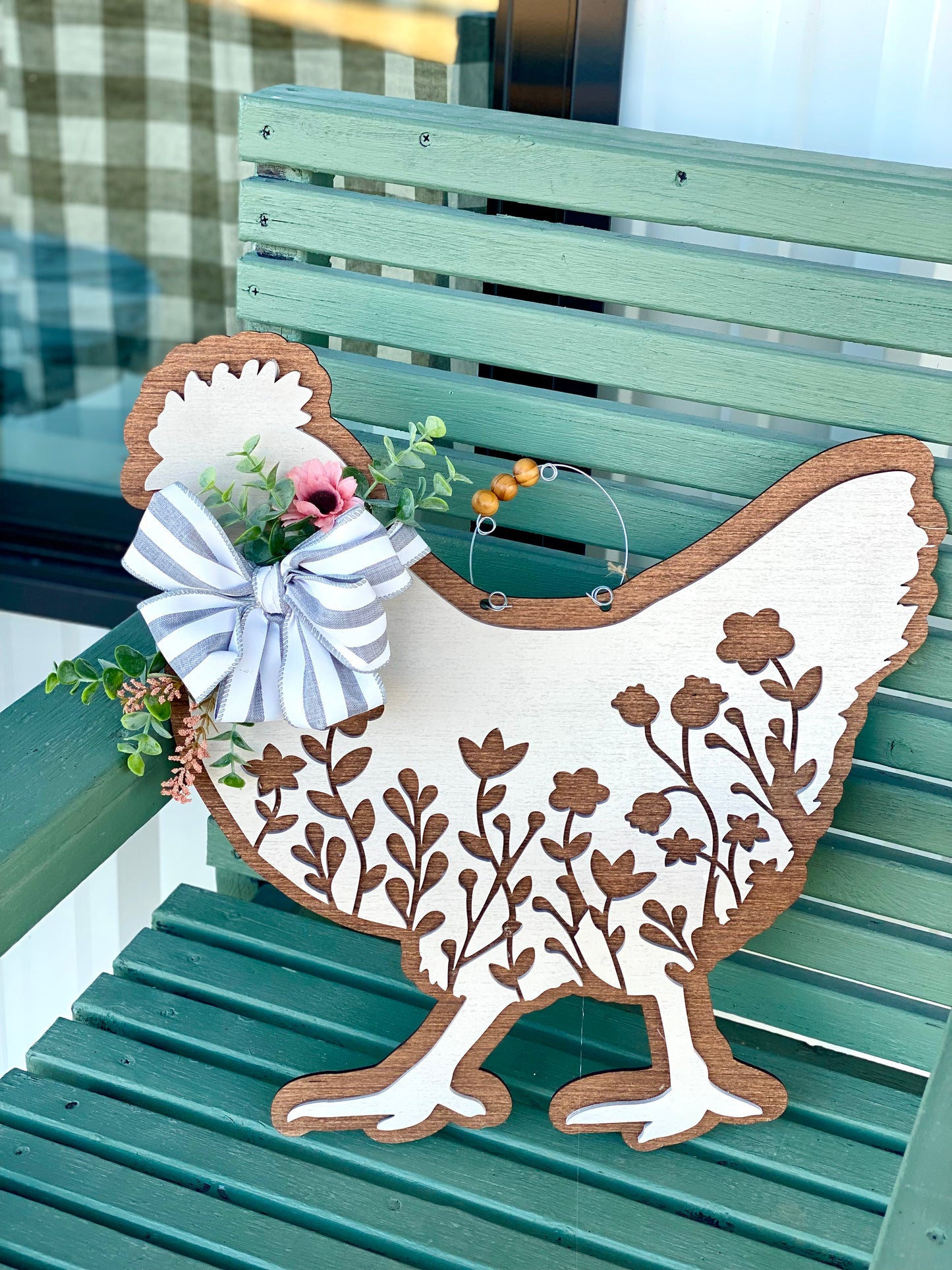 Spring Chicken Door Hanger