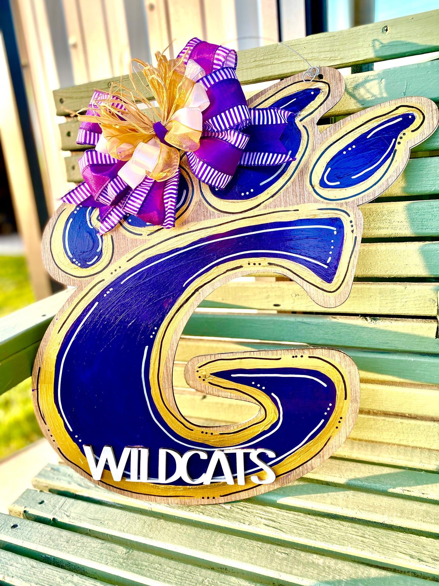 Godley Wildcats Door Hanger