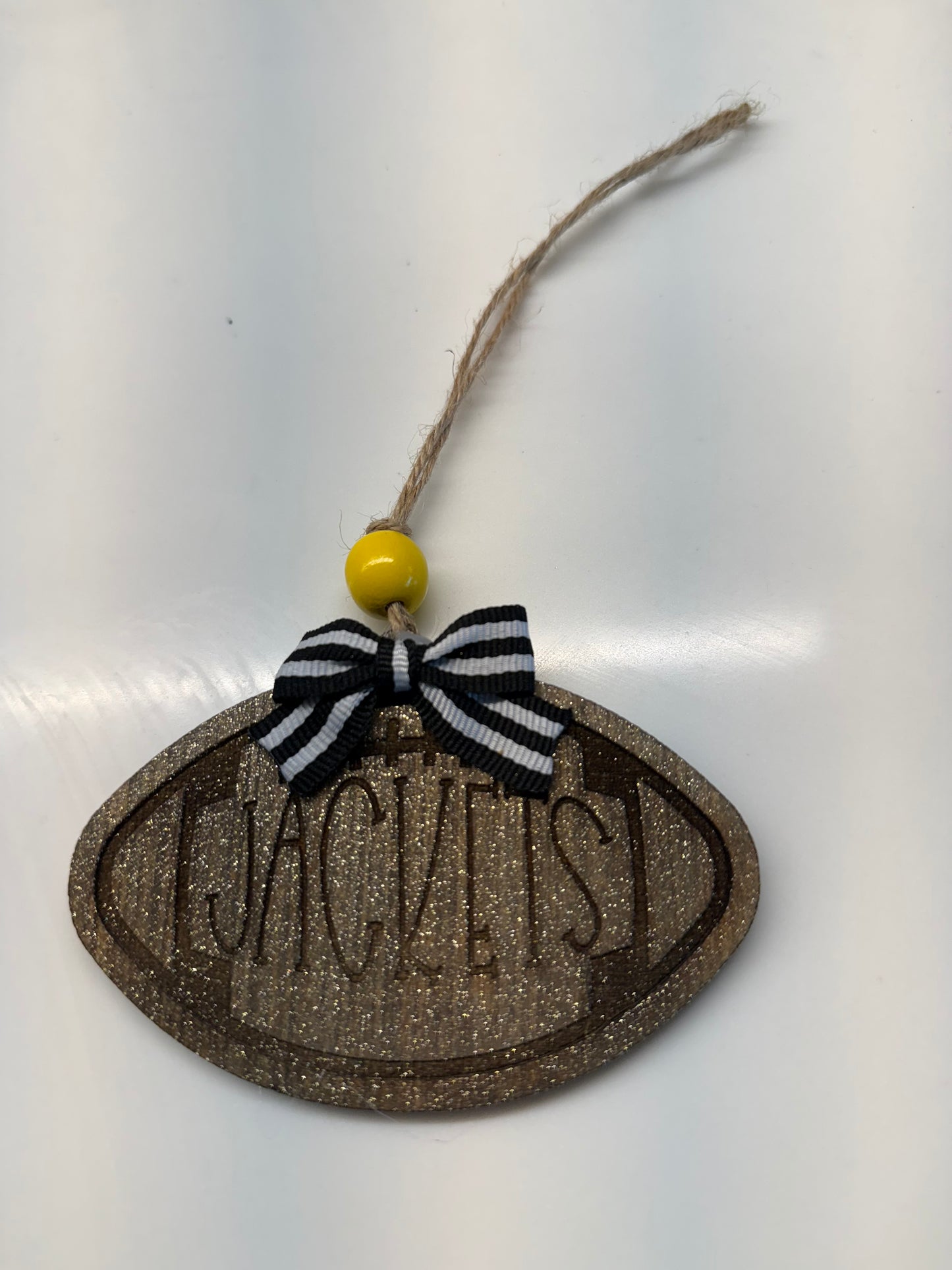 Jackets Football Ornament