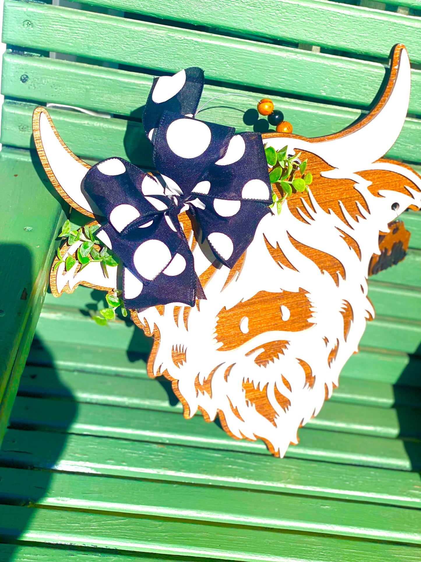 Highland Cow Door Hanger