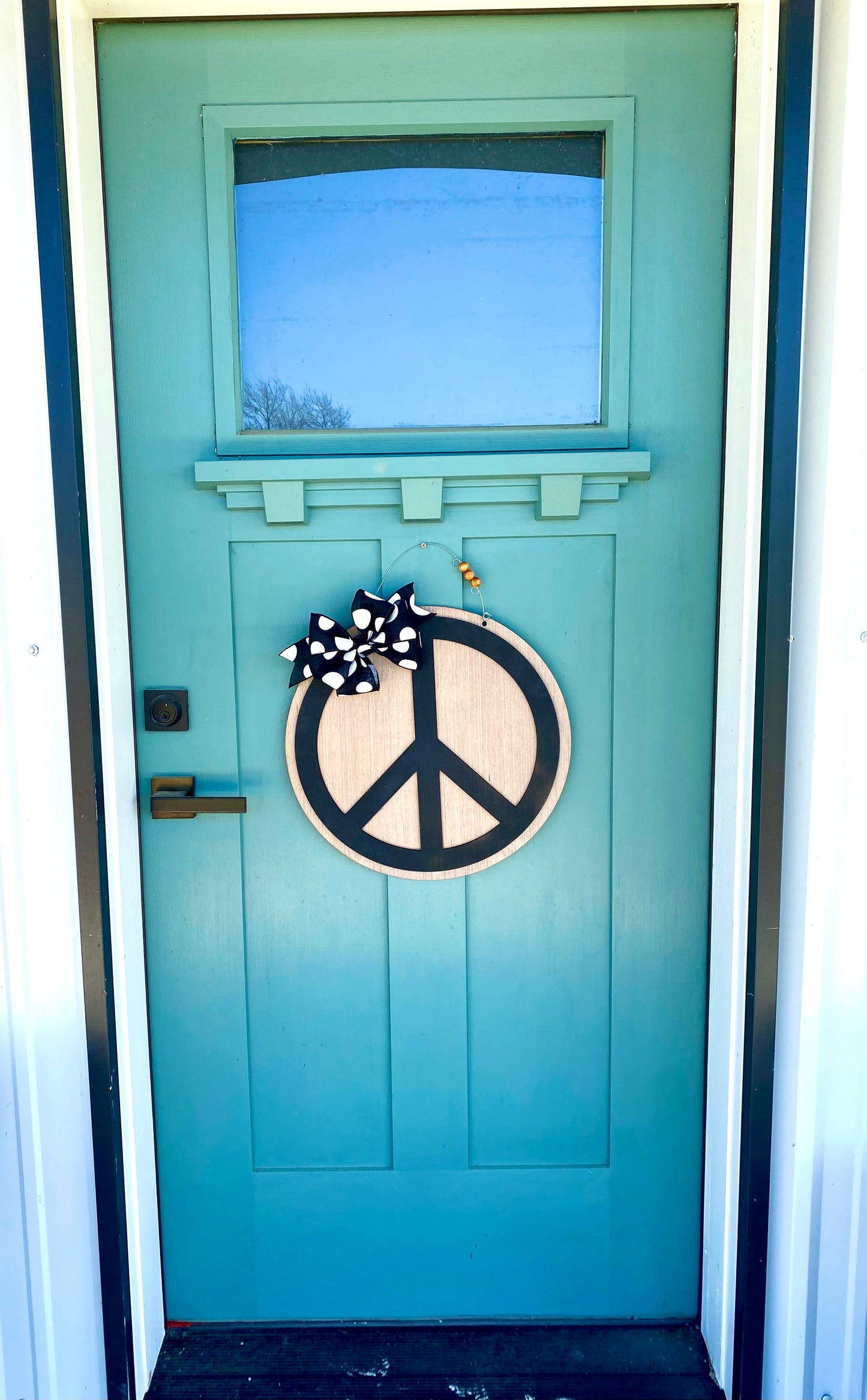 Peace Sign Door Hanger