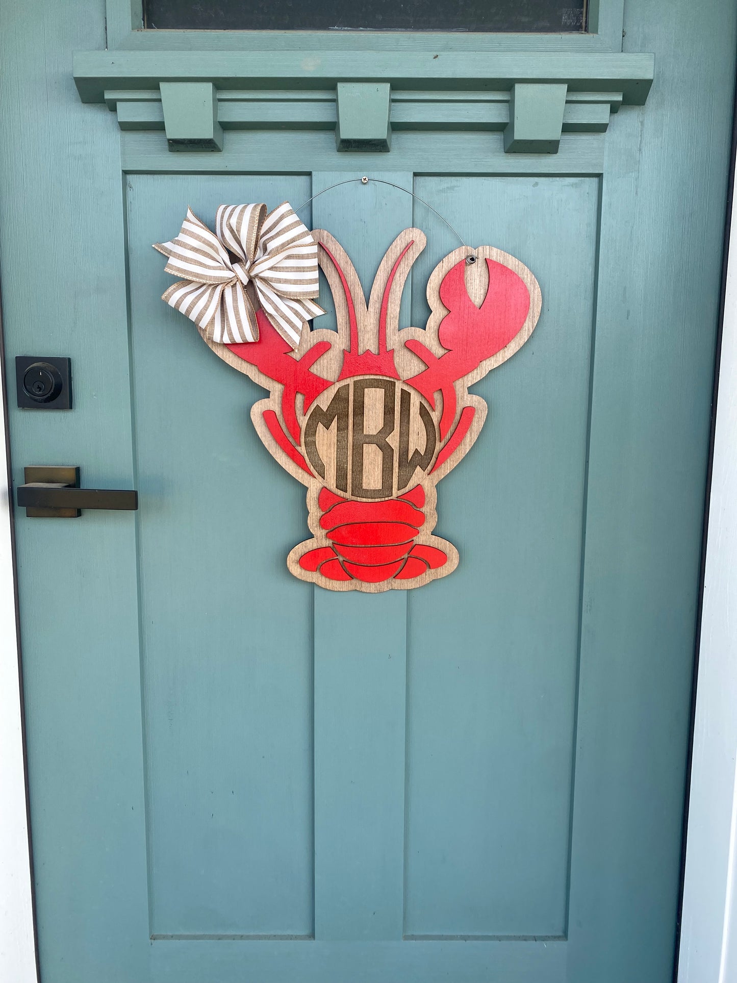 Crawfish Personalized Door Hanger