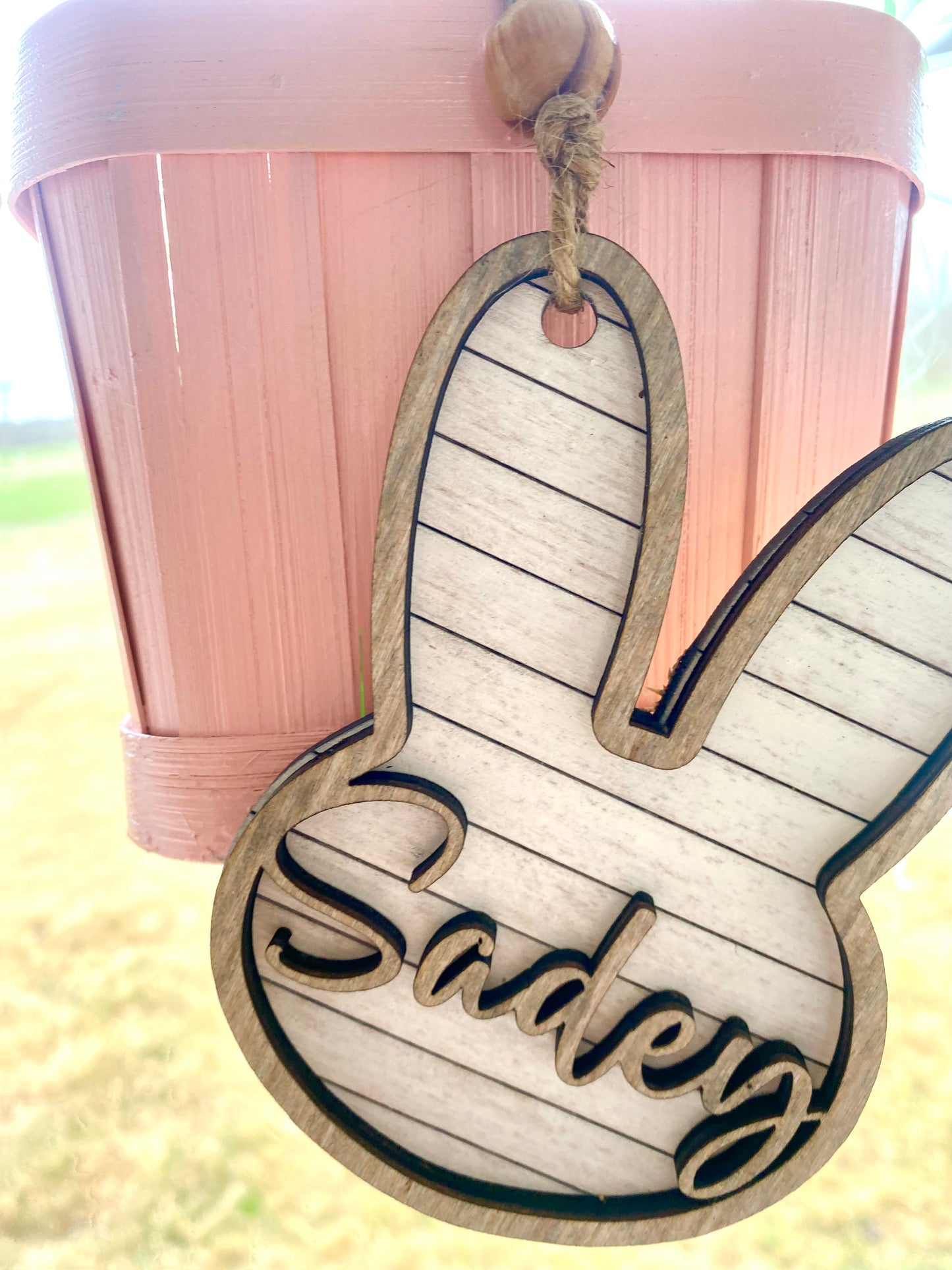 Shiplap Basket Tags