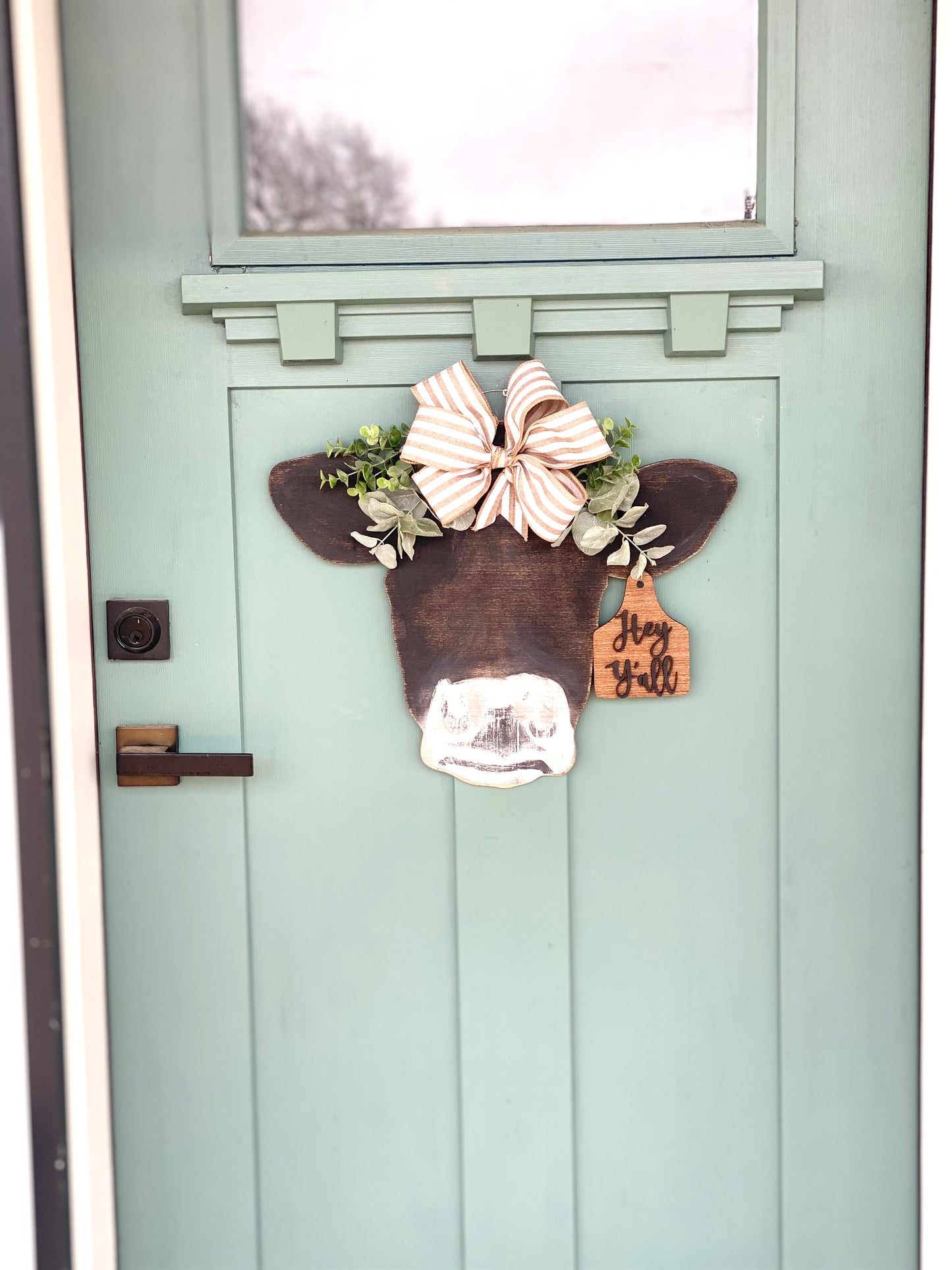 Cow Head Door Hanger