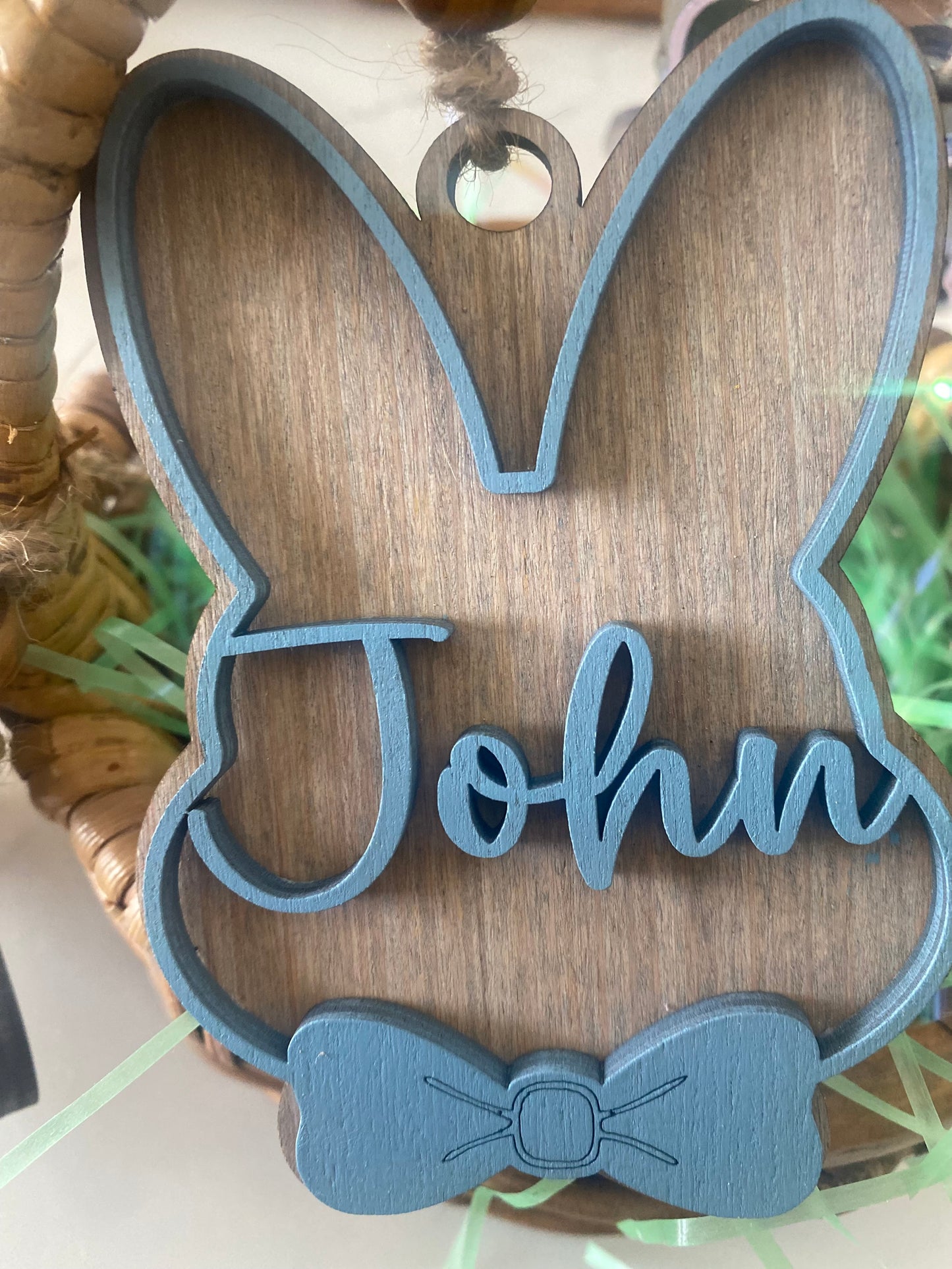 Boy/Girl Easter Basket Personalized Tag