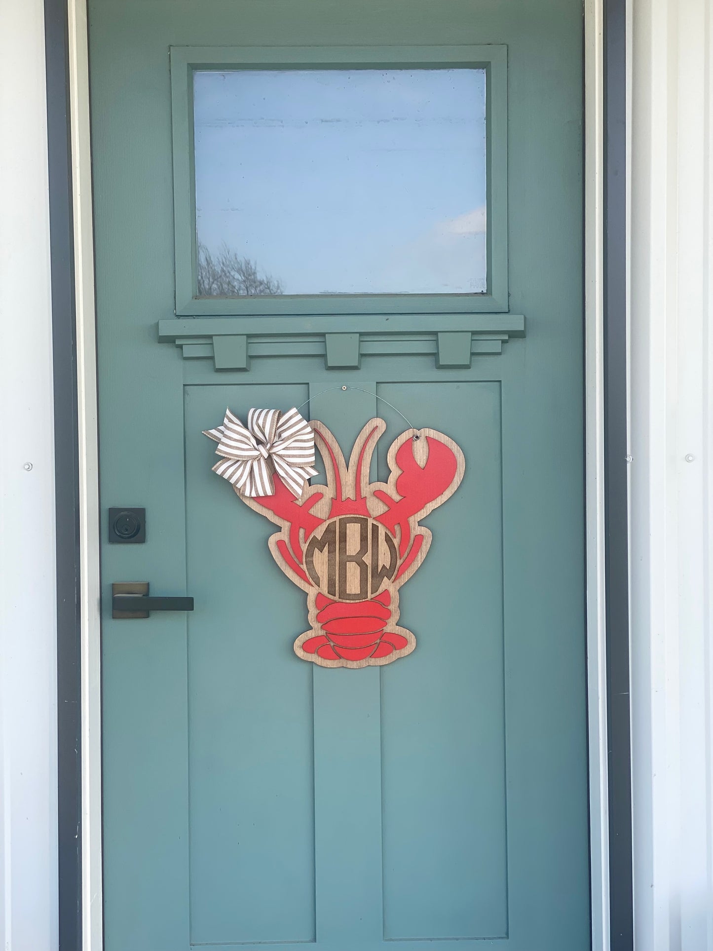 Crawfish Personalized Door Hanger