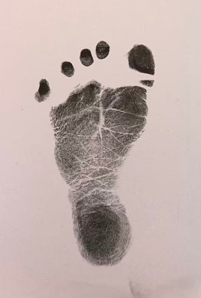 Baby Footprint Ornament