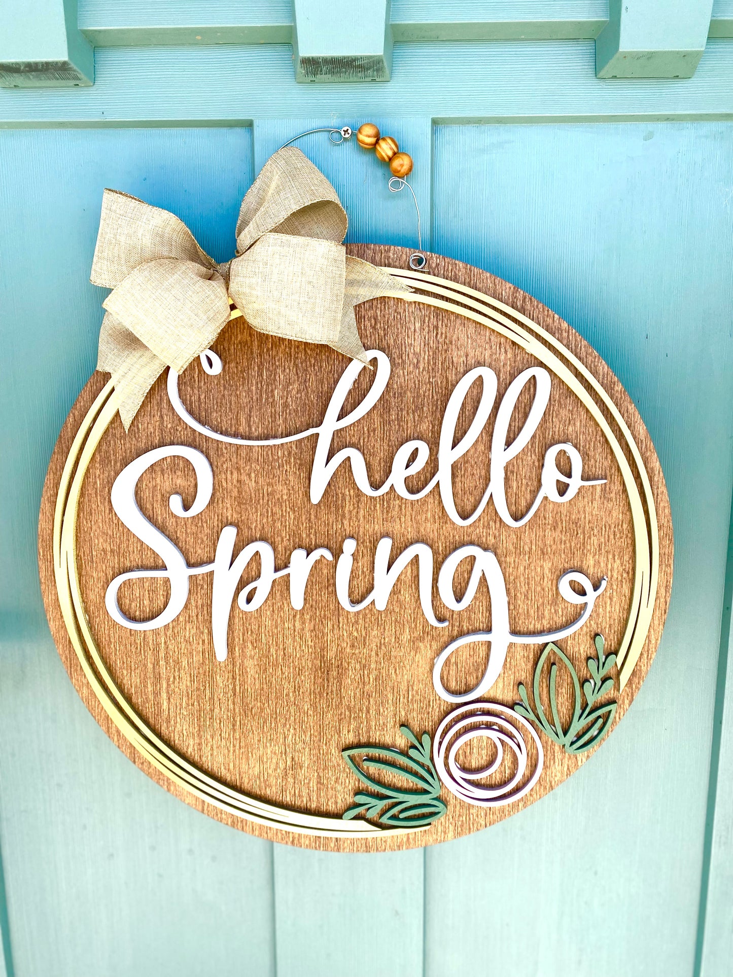 Hello Spring Door Hanger