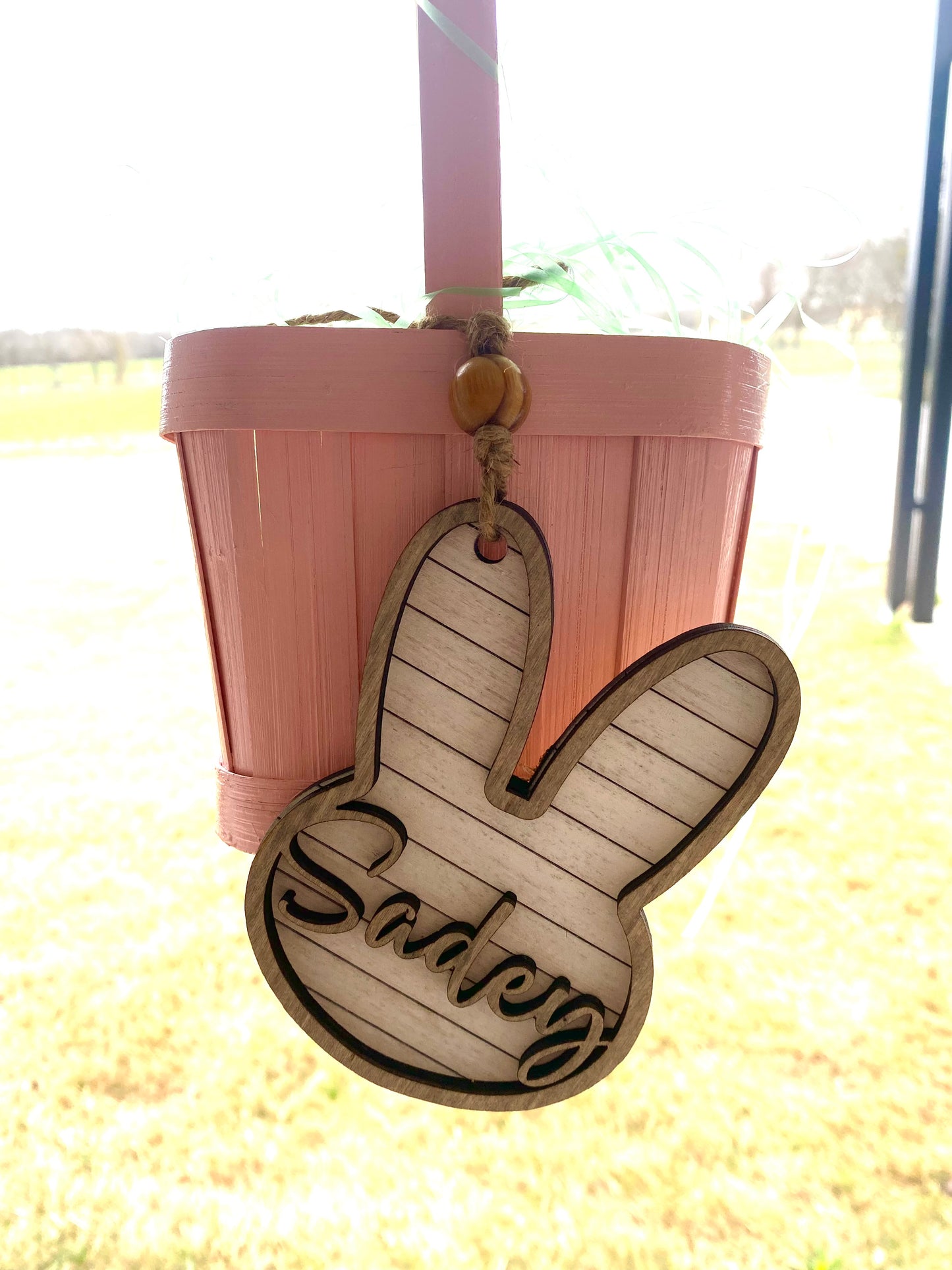 Shiplap Basket Tags