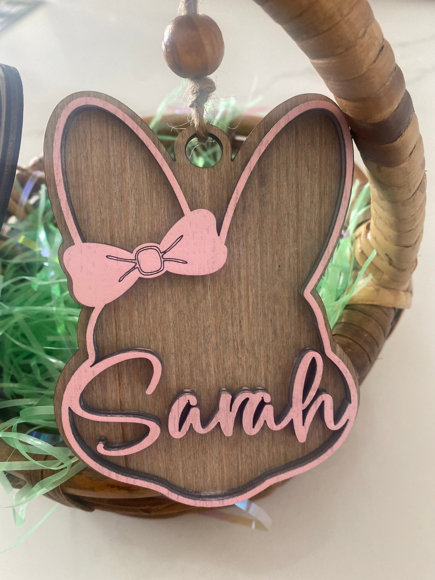 Boy/Girl Easter Basket Personalized Tag