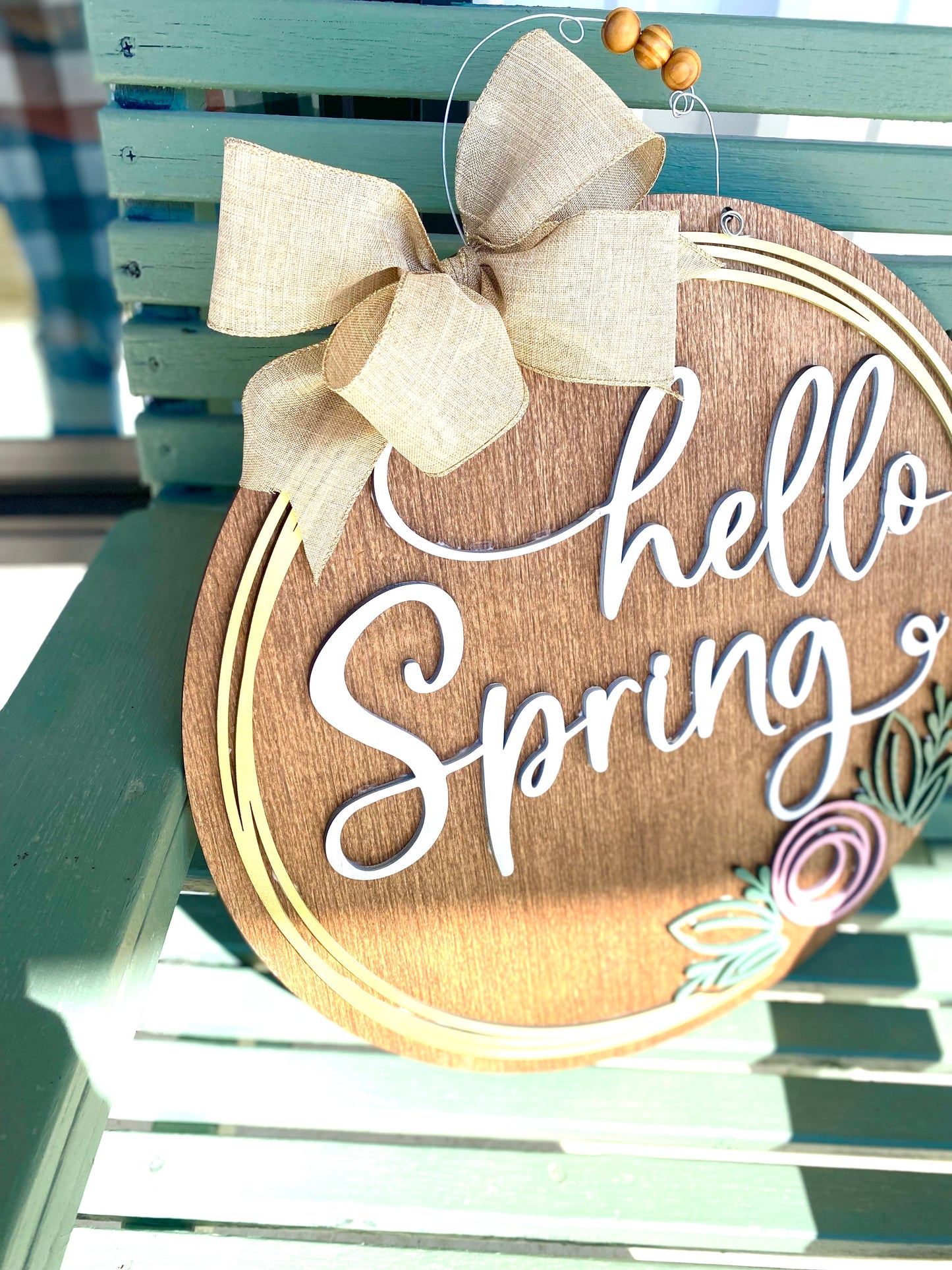 Hello Spring Door Hanger