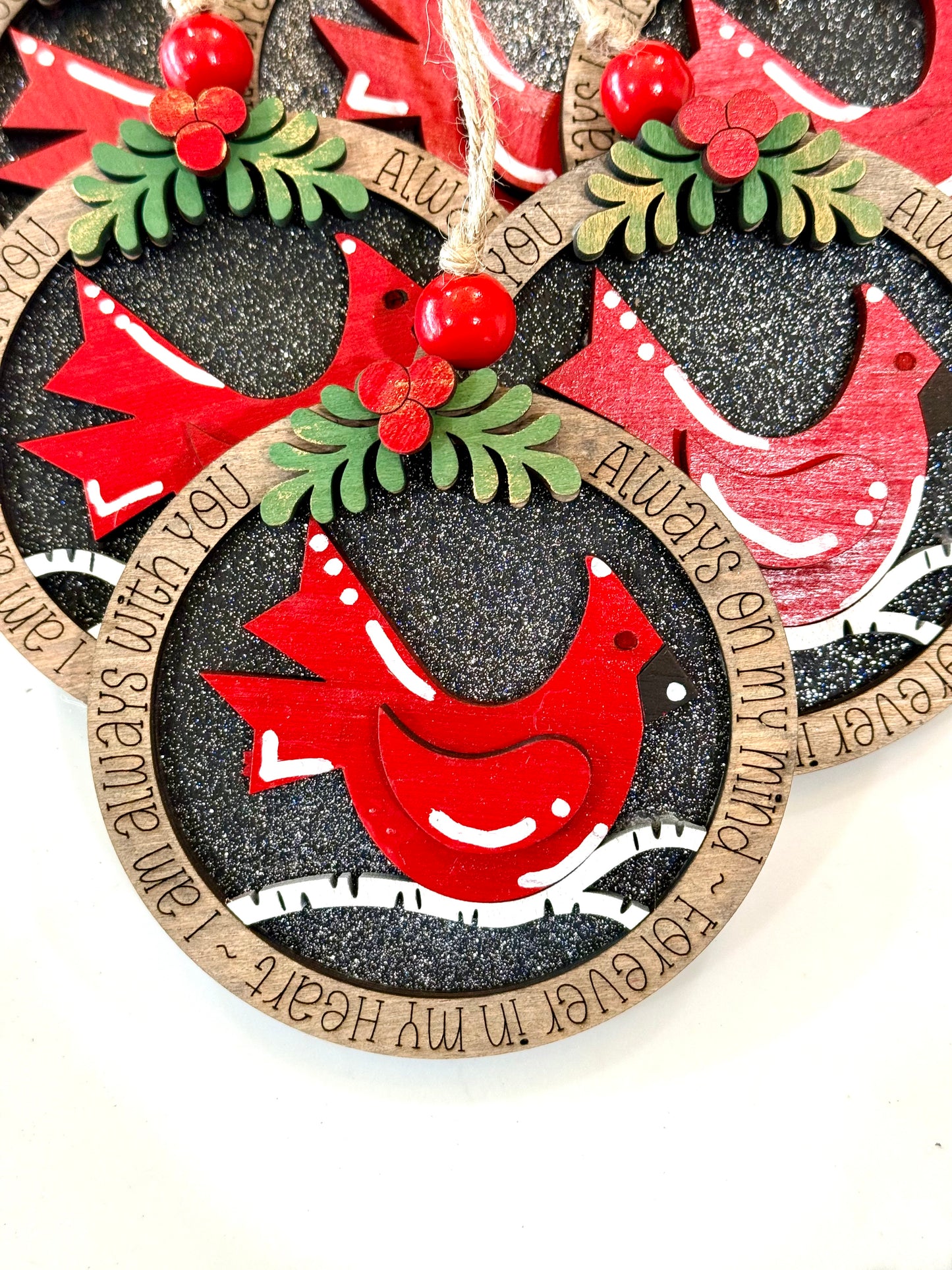 Cardinal Ornament  (Always on my Mind)