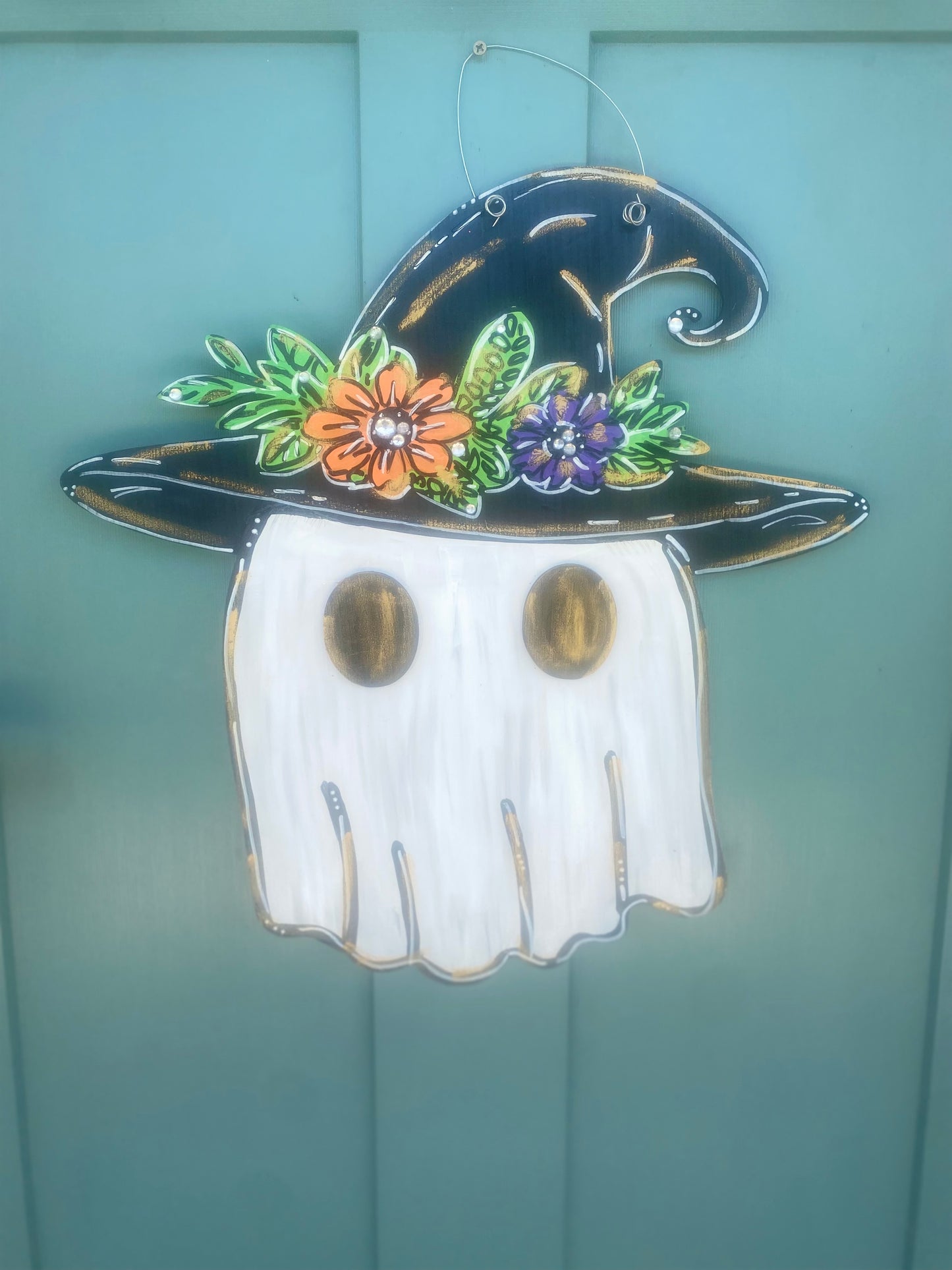 Witchy Ghost Door Hanger