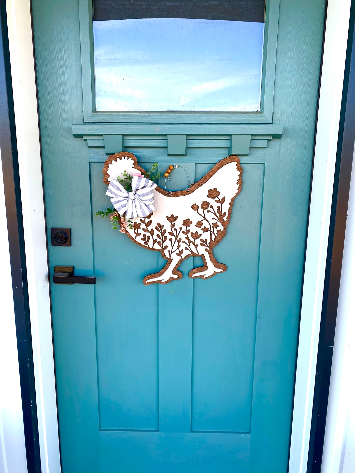 Spring Chicken Door Hanger