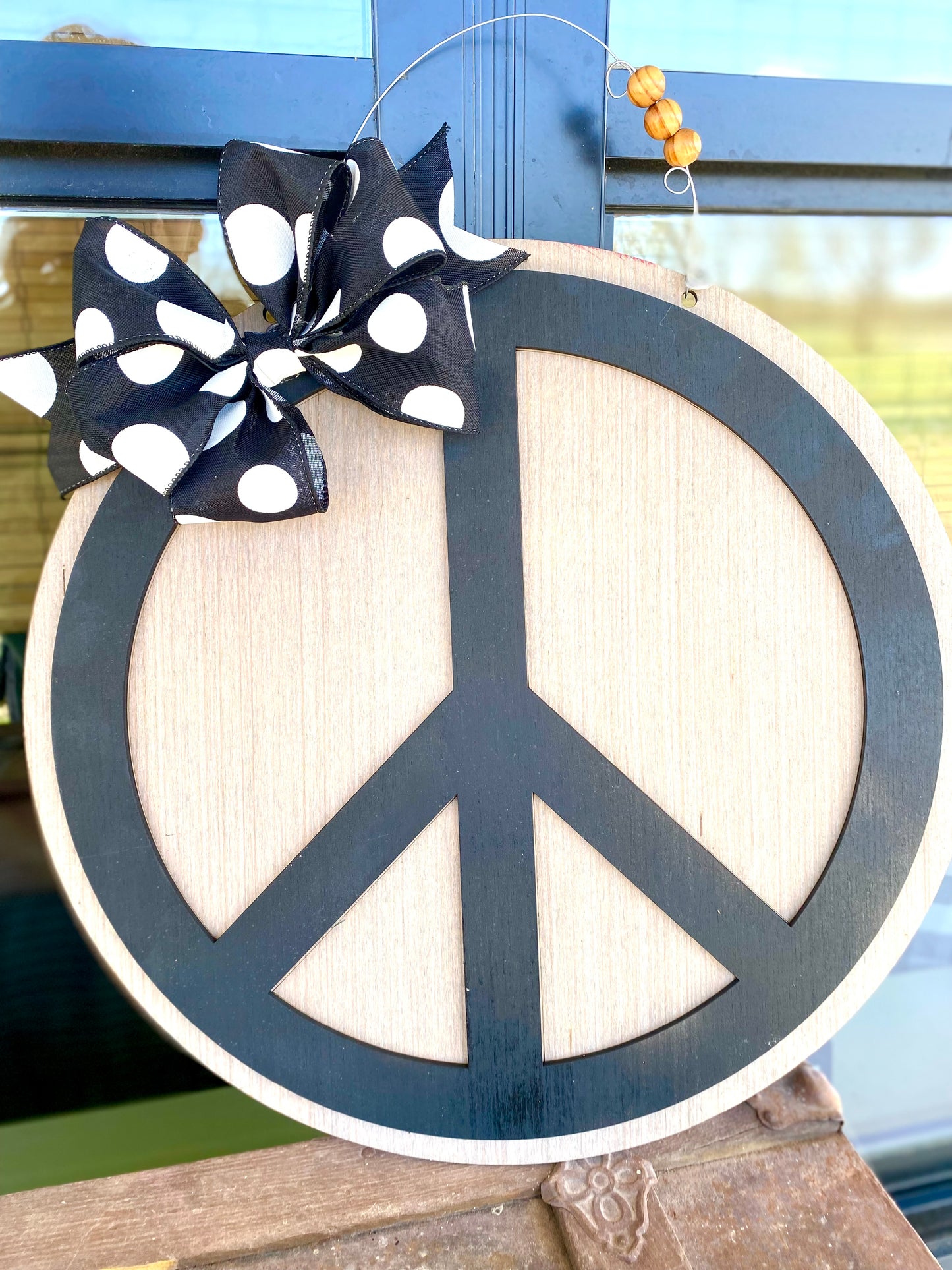 Peace Sign Door Hanger