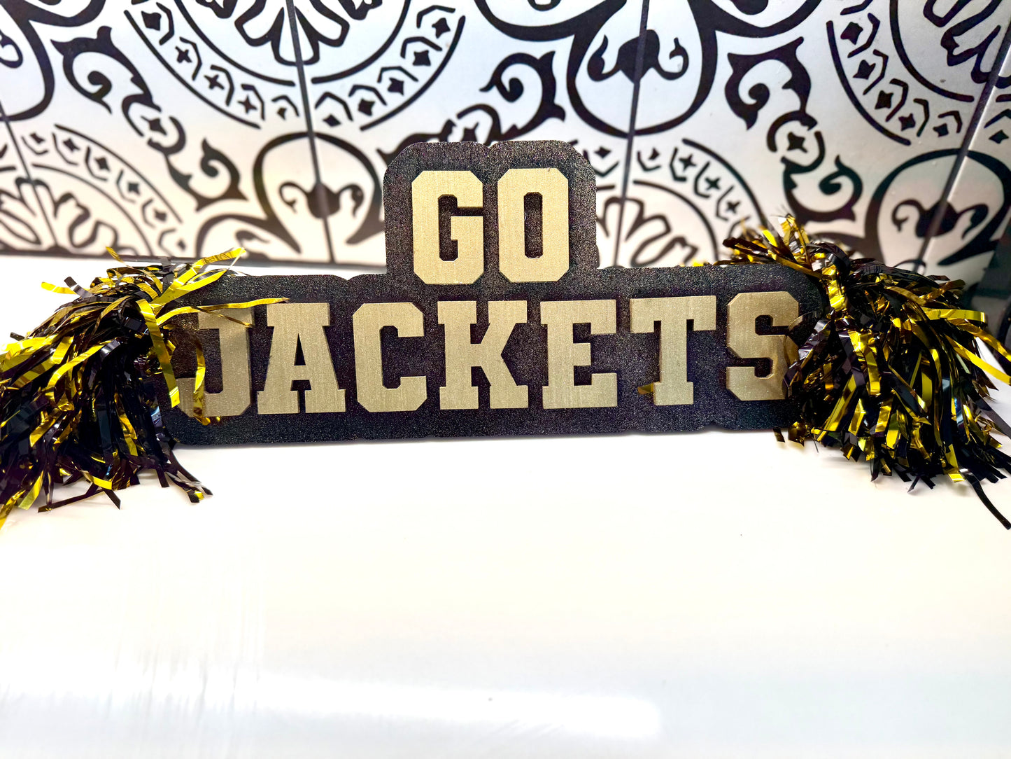 Go Jackets Cheer Stick