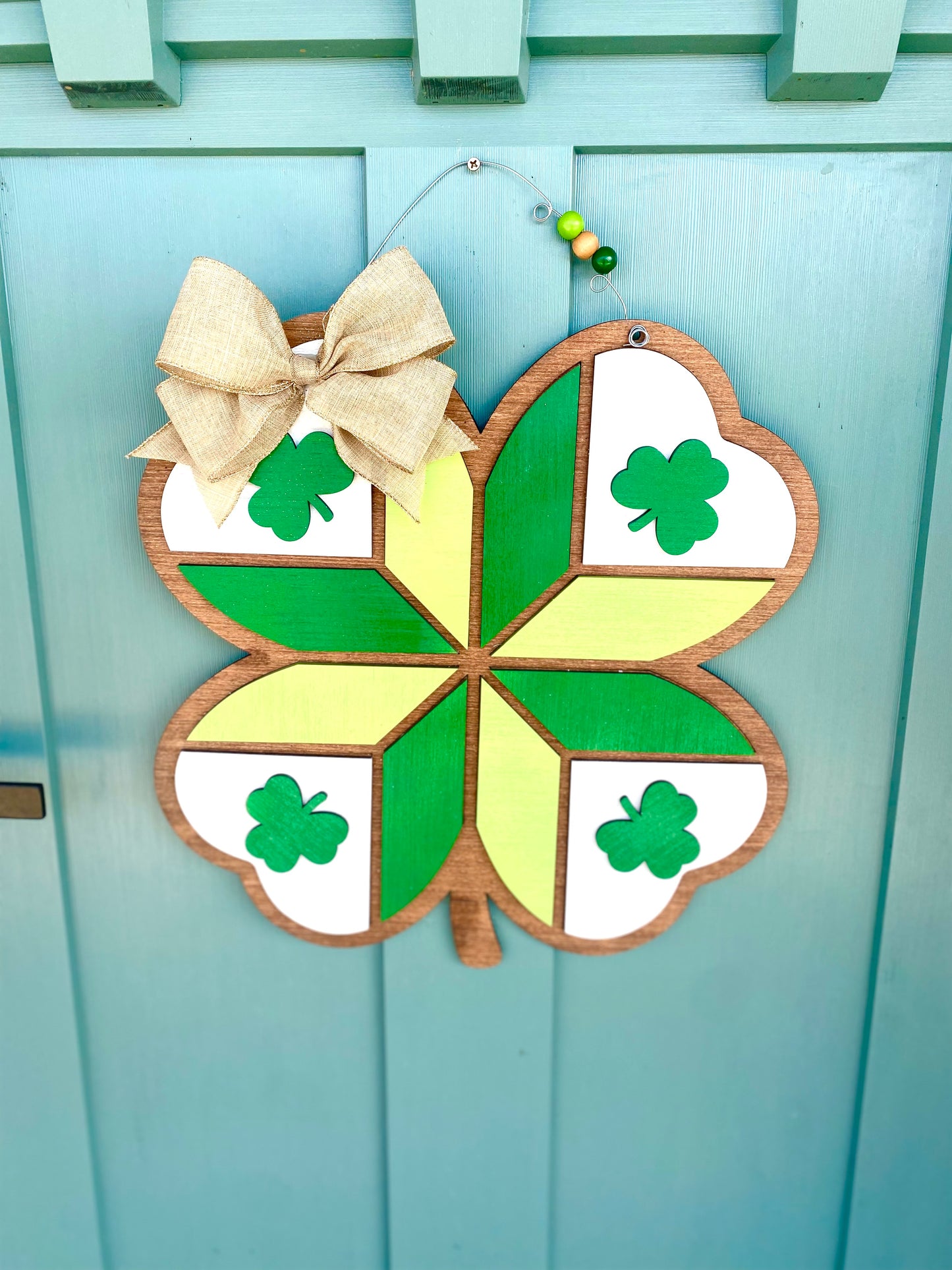 4 Leaf Clover Door Hanger