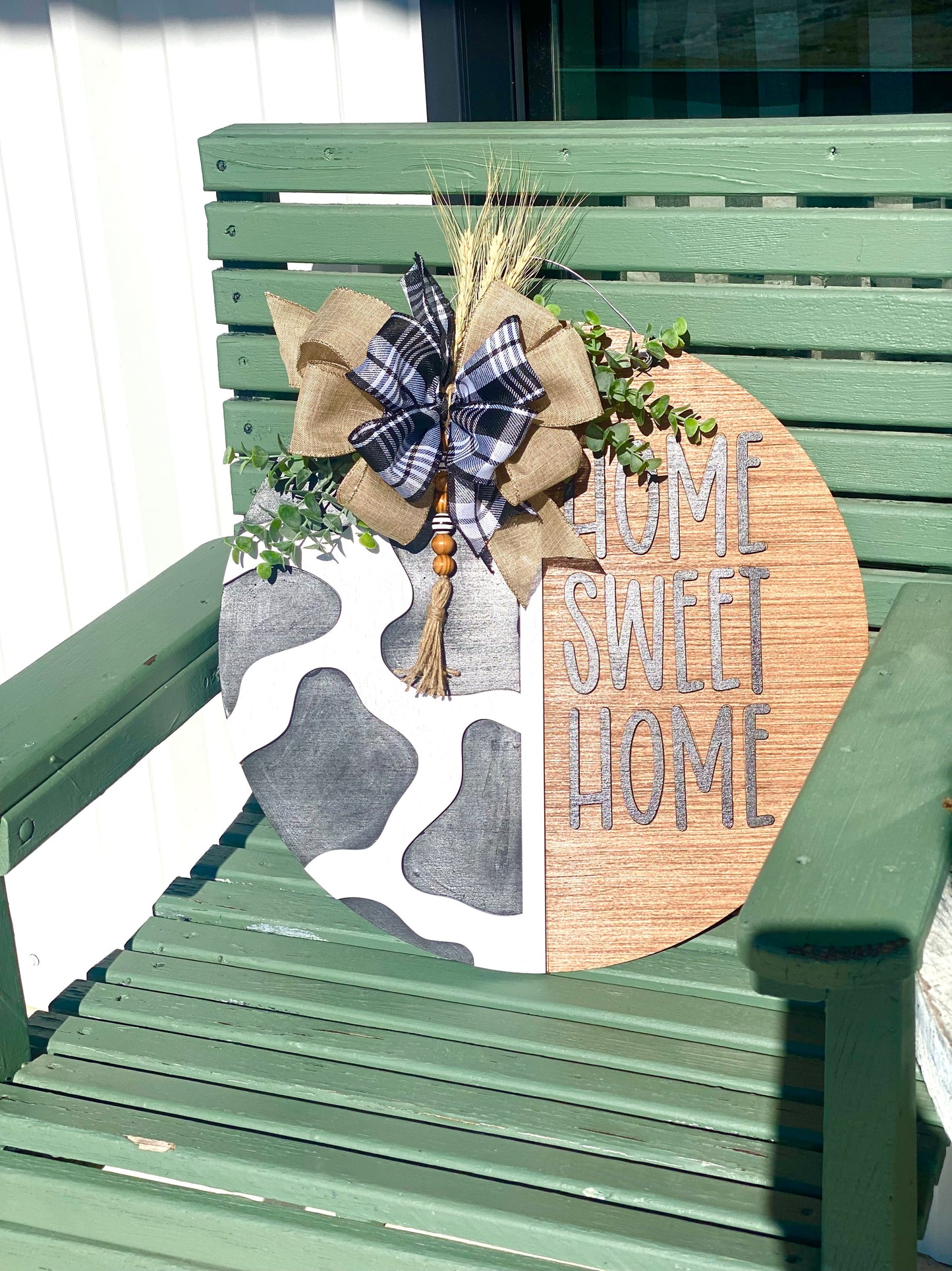 Home Sweet Home Round Door Hanger