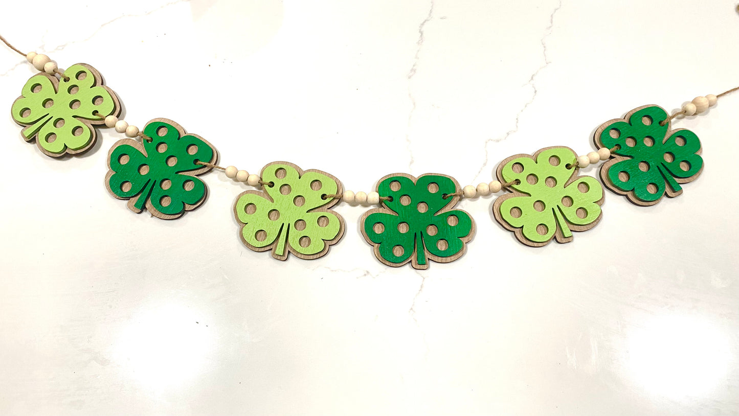 4 Leaf Clover Garland