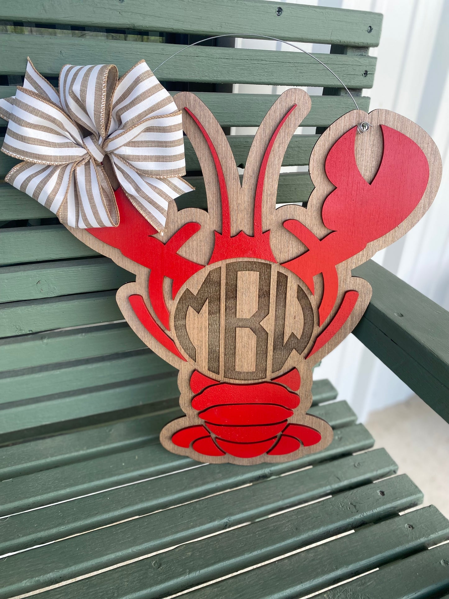 Crawfish Personalized Door Hanger