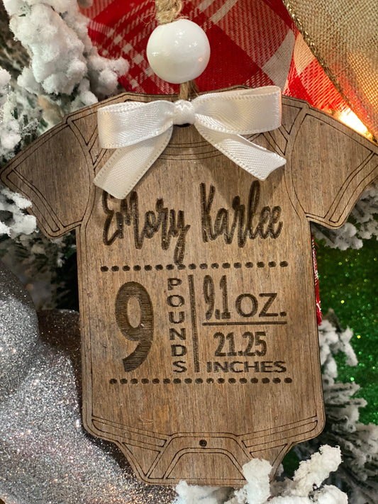 Birth Announcement Ornament