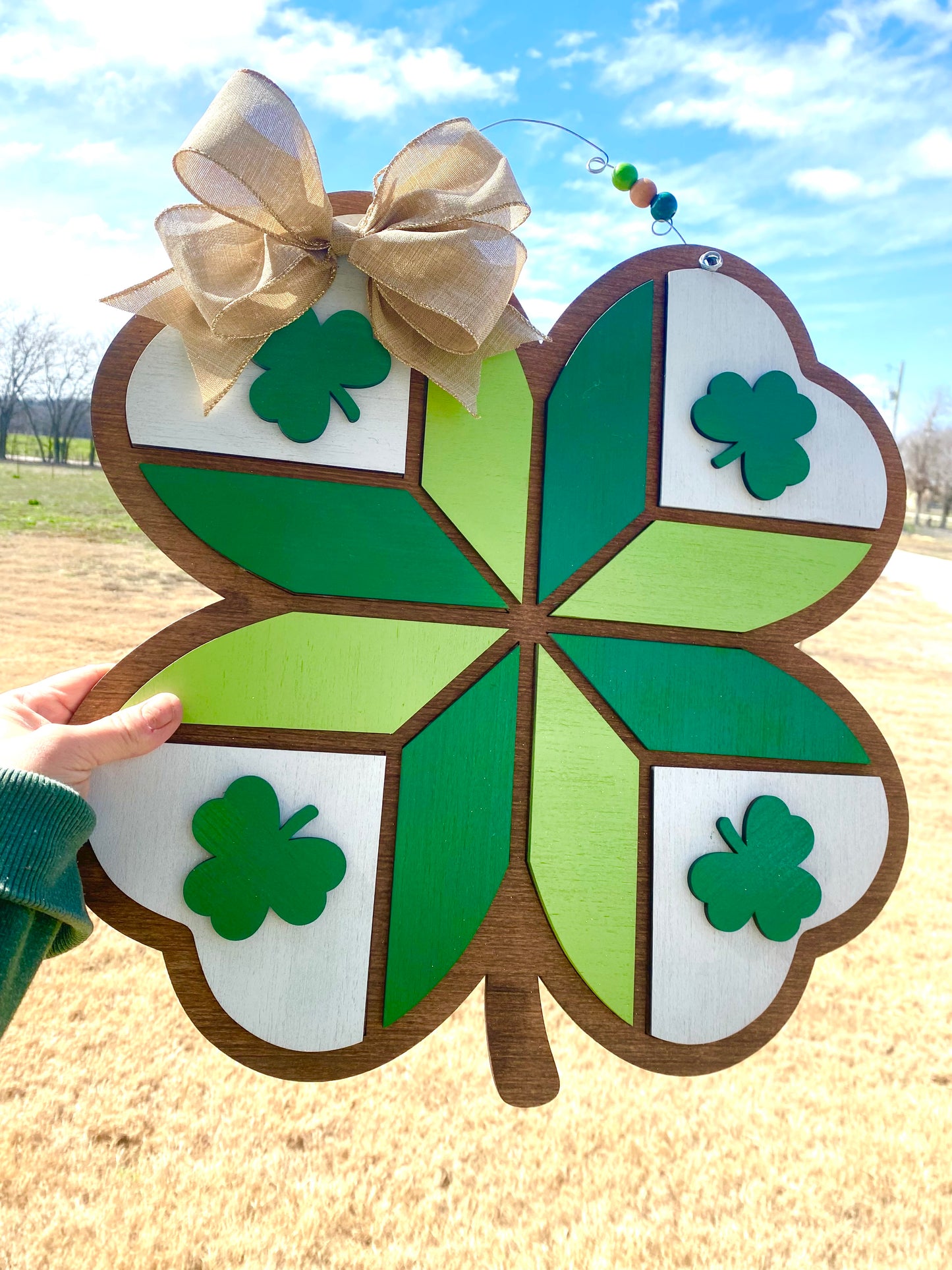 4 Leaf Clover Door Hanger