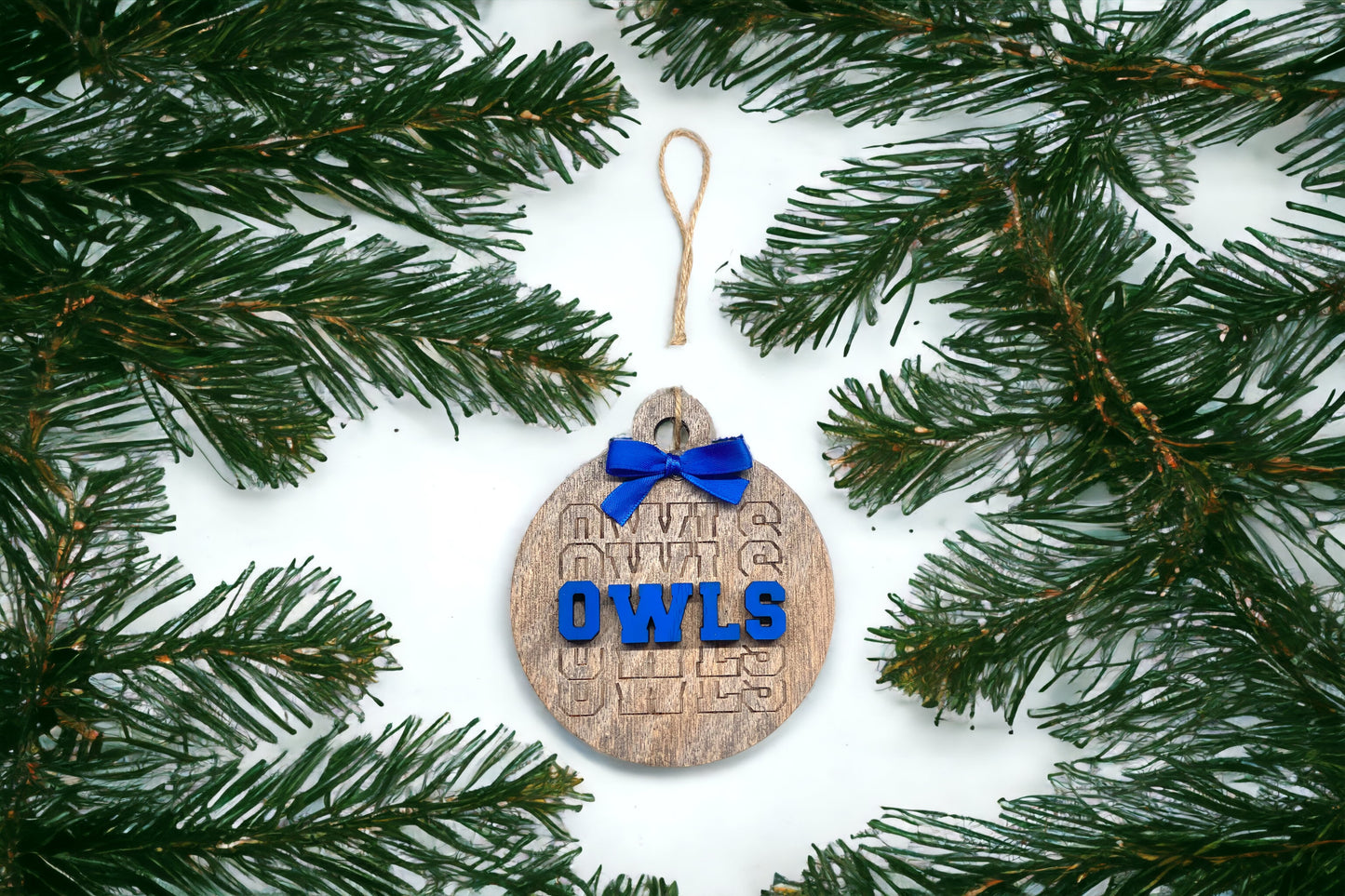 Owls Christmas Ornanent