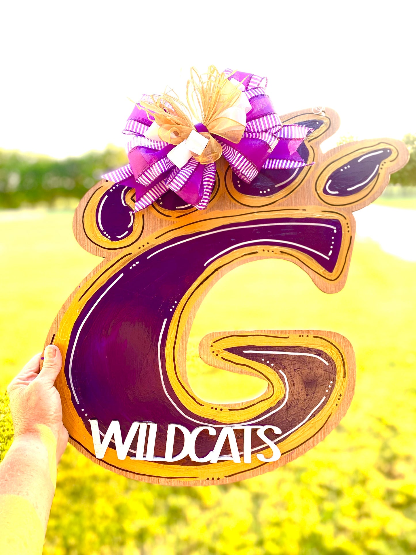 Godley Wildcats Door Hanger