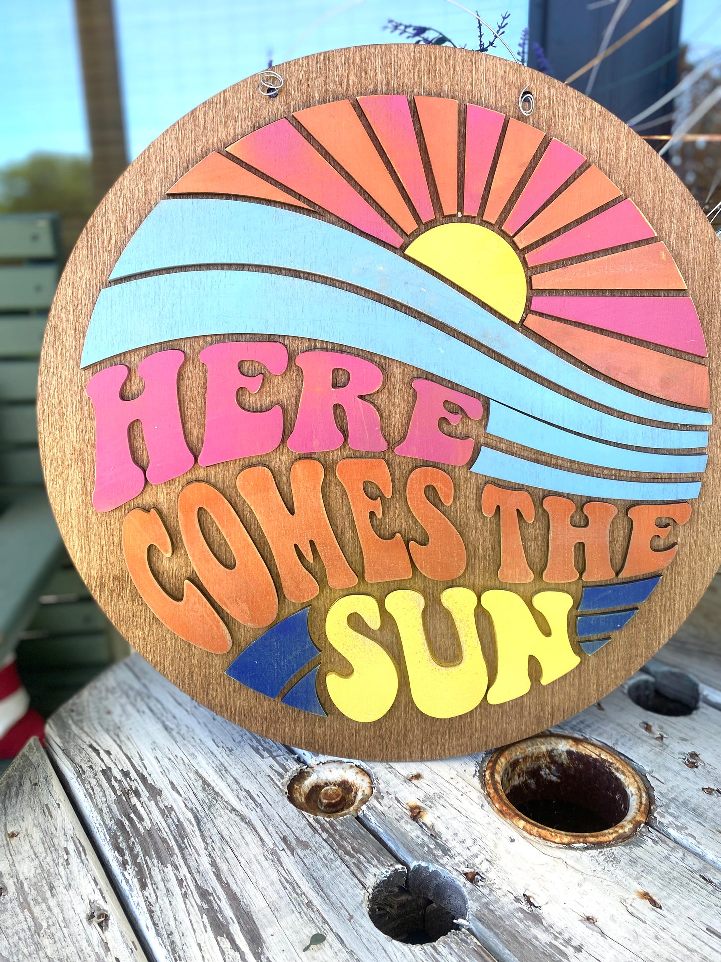 Here Comes the Sun Door Hanger