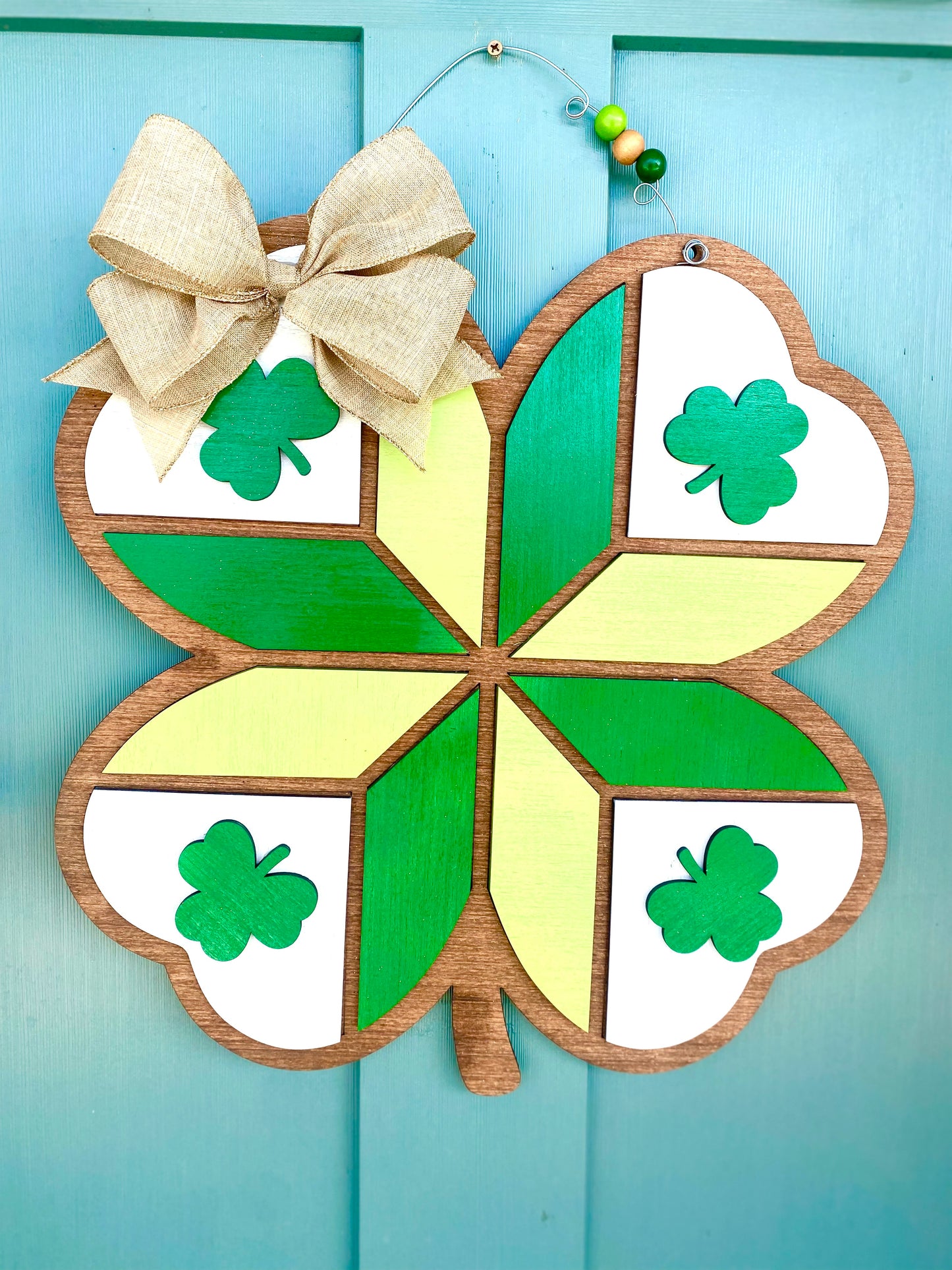 4 Leaf Clover Door Hanger