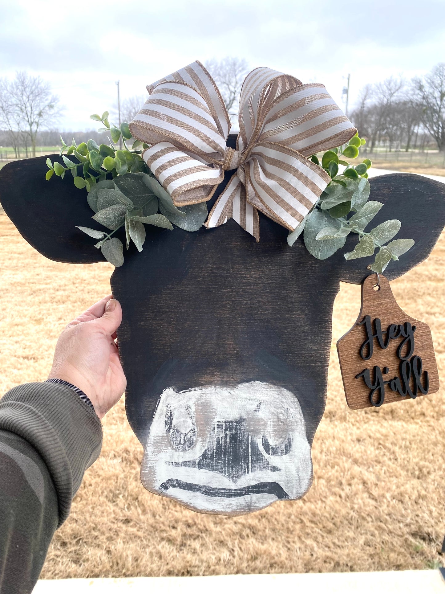 Cow Head Door Hanger