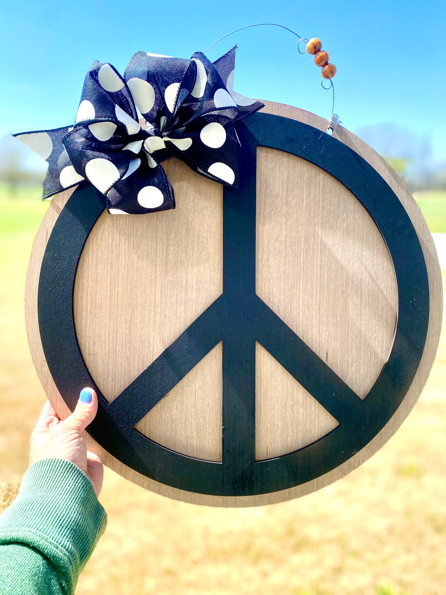 Peace Sign Door Hanger