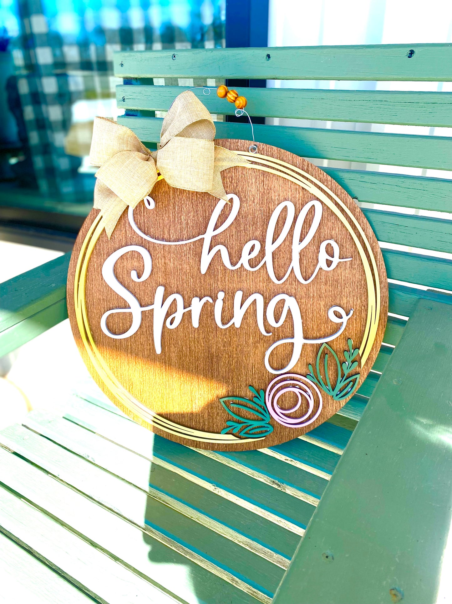 Hello Spring Door Hanger