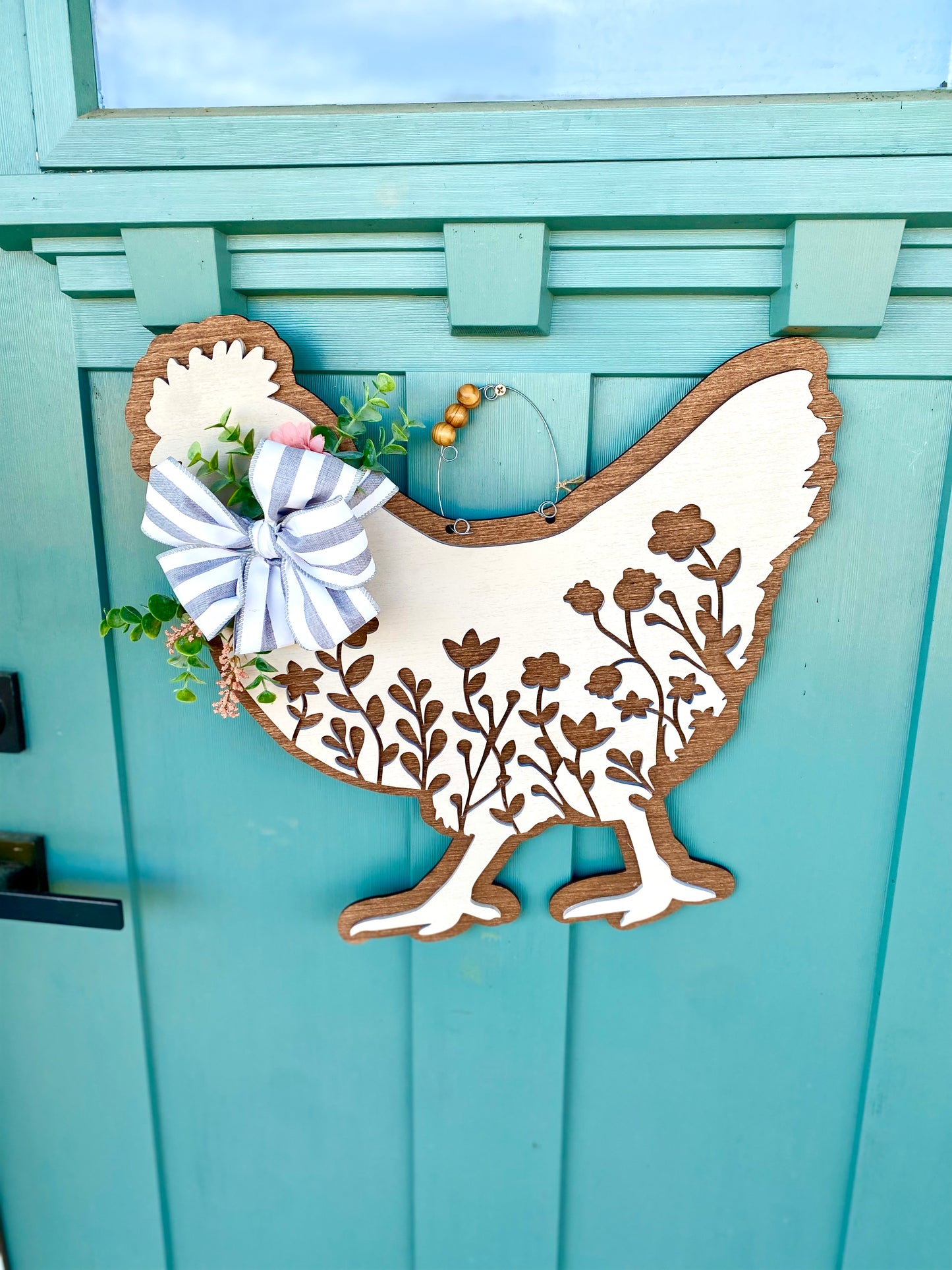 Spring Chicken Door Hanger